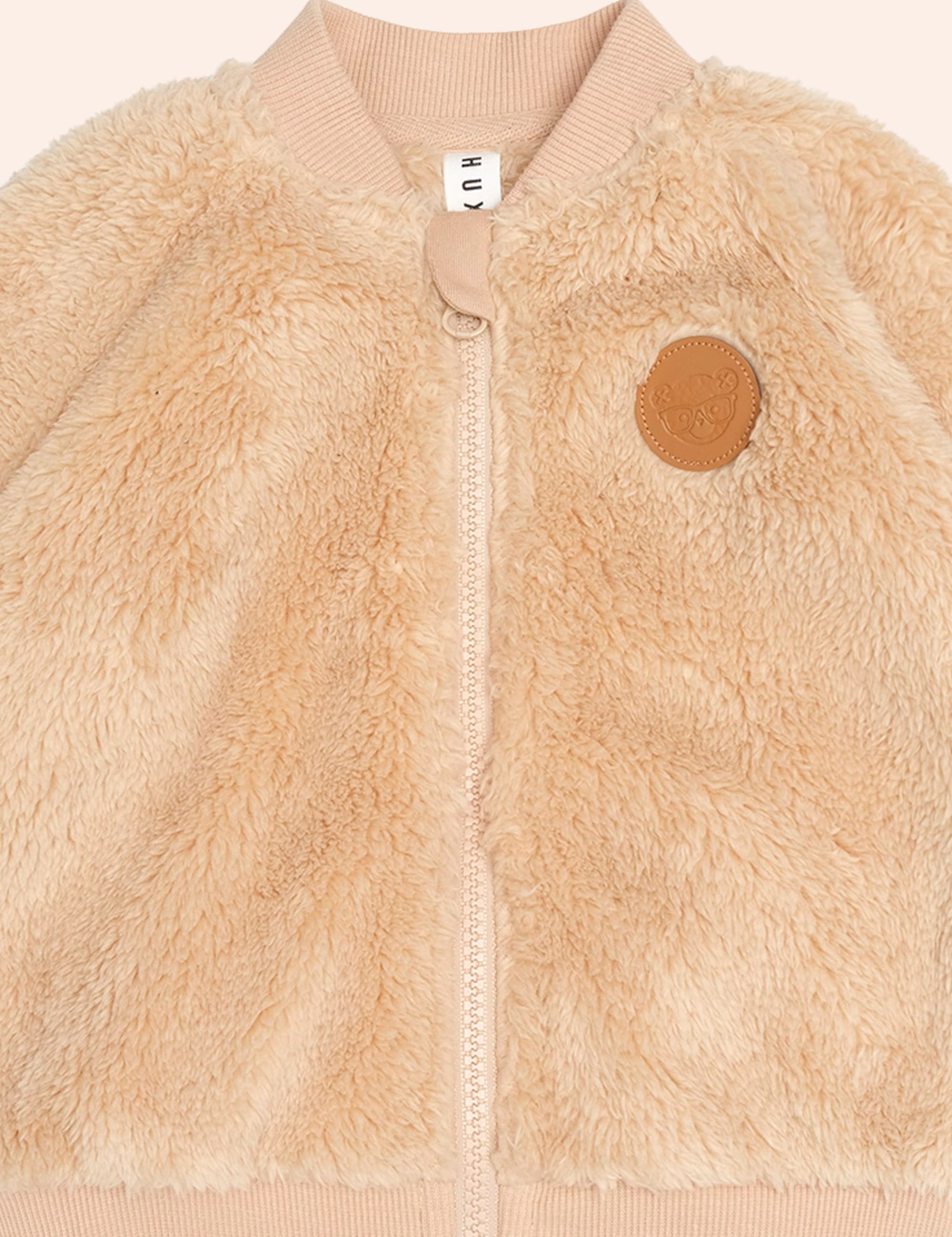 Sitting Huxbear Furry Jacket JACKET Huxbaby Shopify