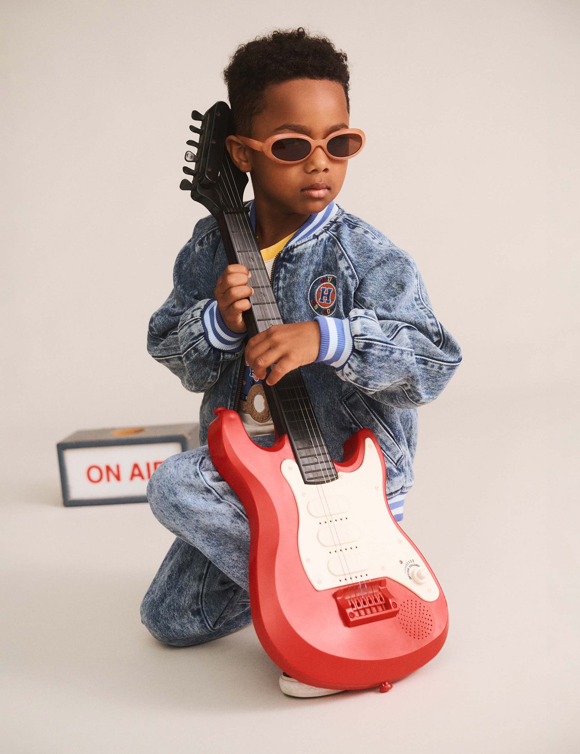 Dreamy Denim Bomber Jacket JACKET Huxbaby Shopify