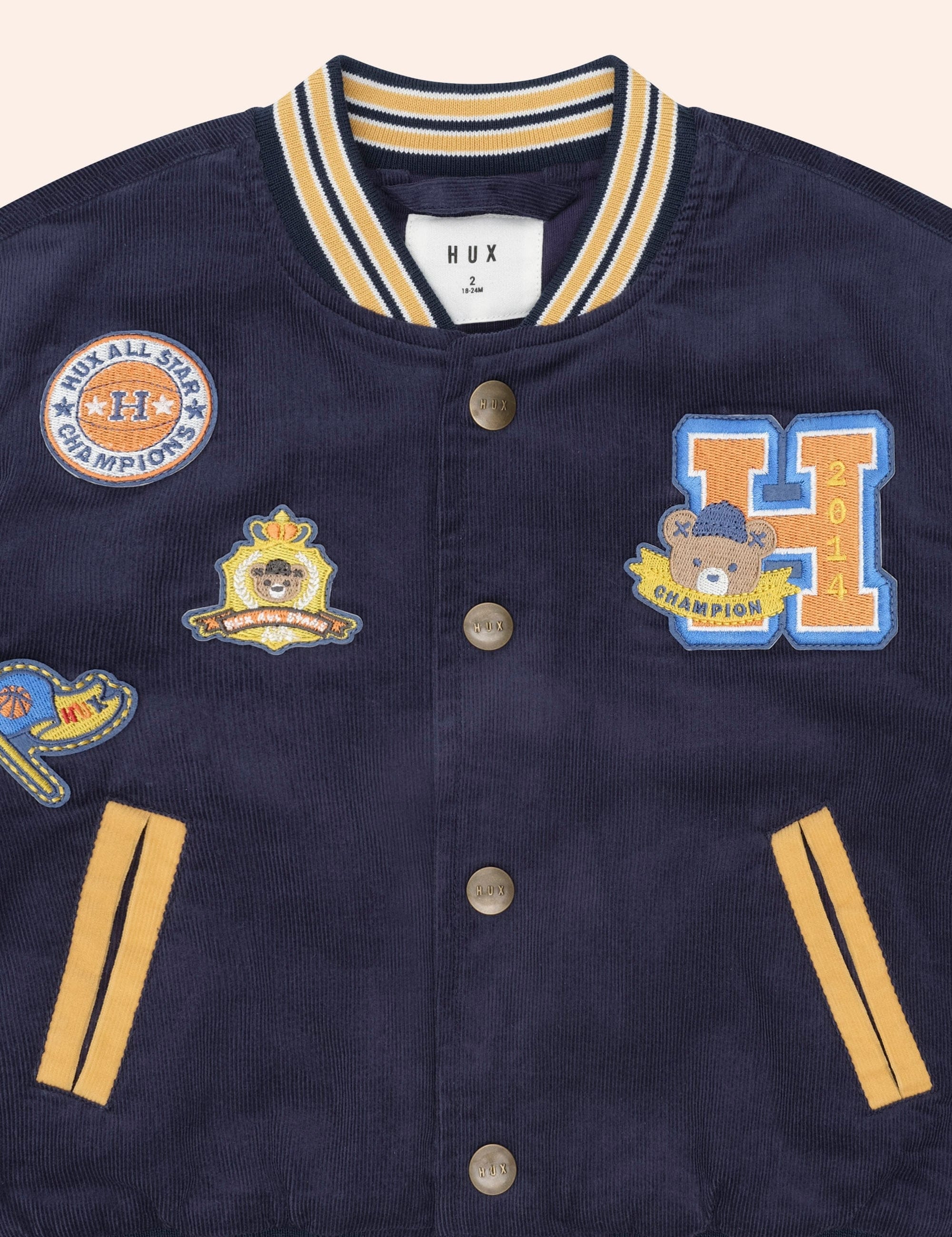 Collegiate Hux Cord Jacket JACKET Huxbaby