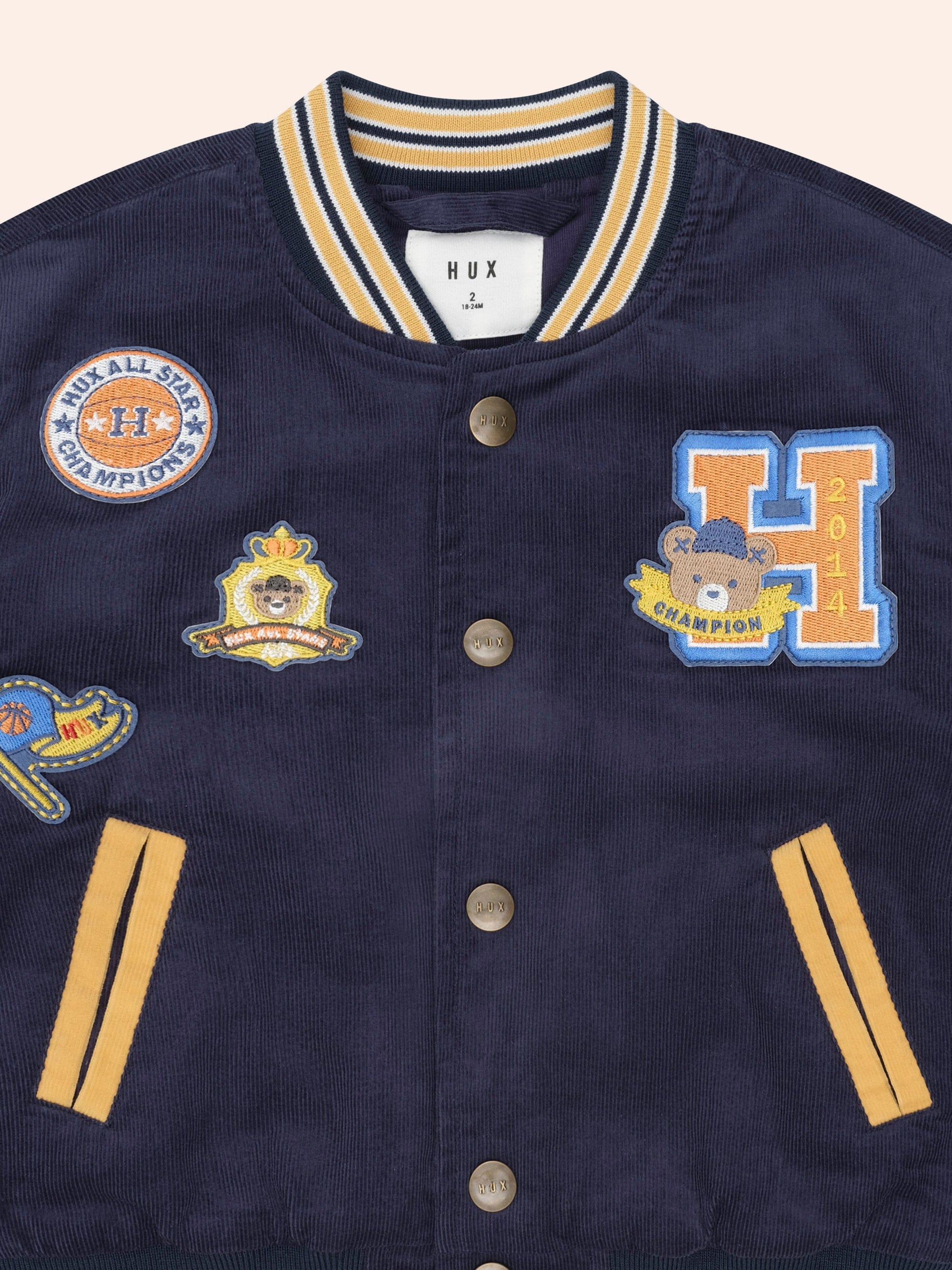 Collegiate Hux Cord Jacket JACKET Huxbaby