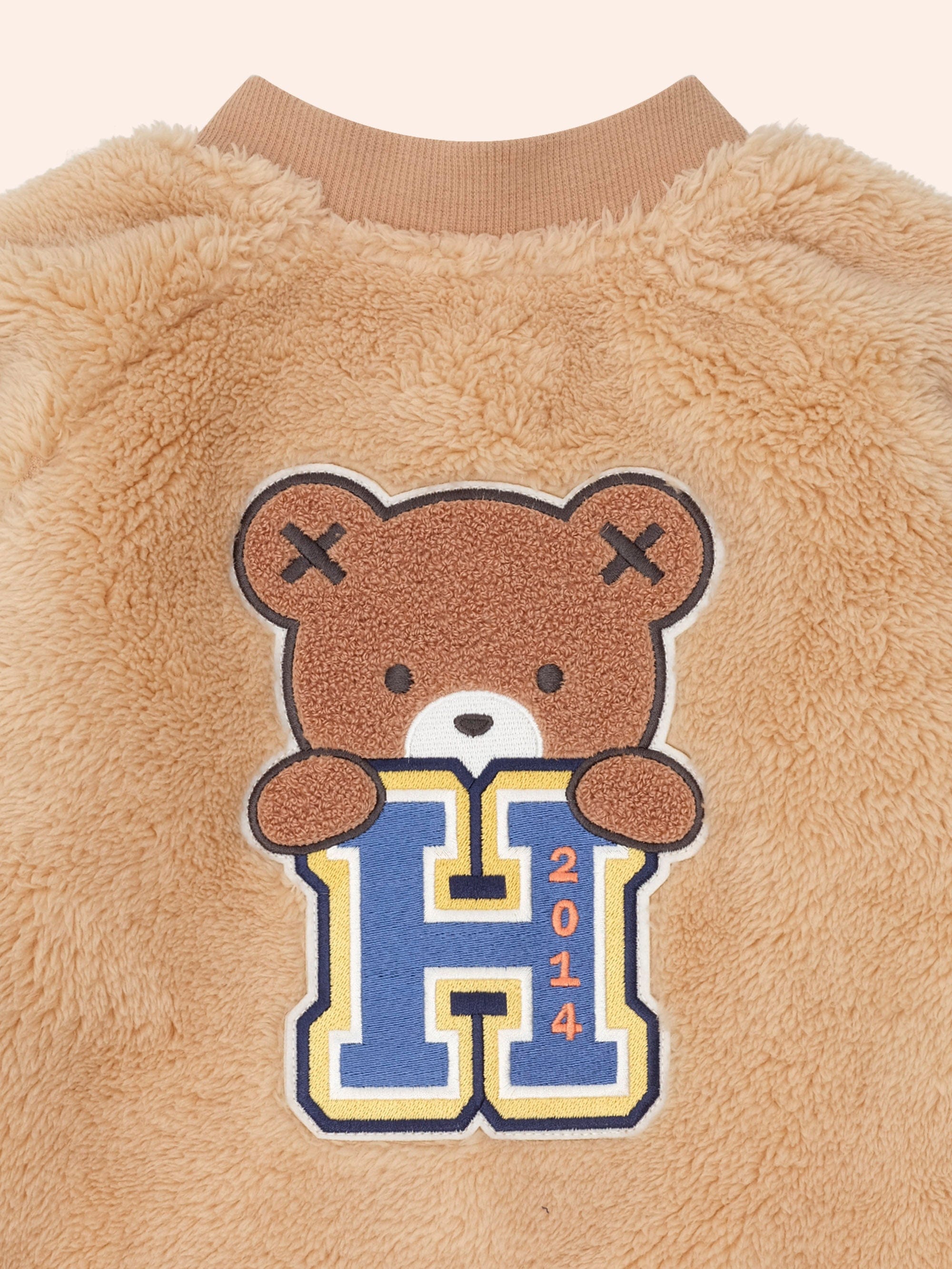 Varsity Hux Fur Jacket JACKET Huxbaby