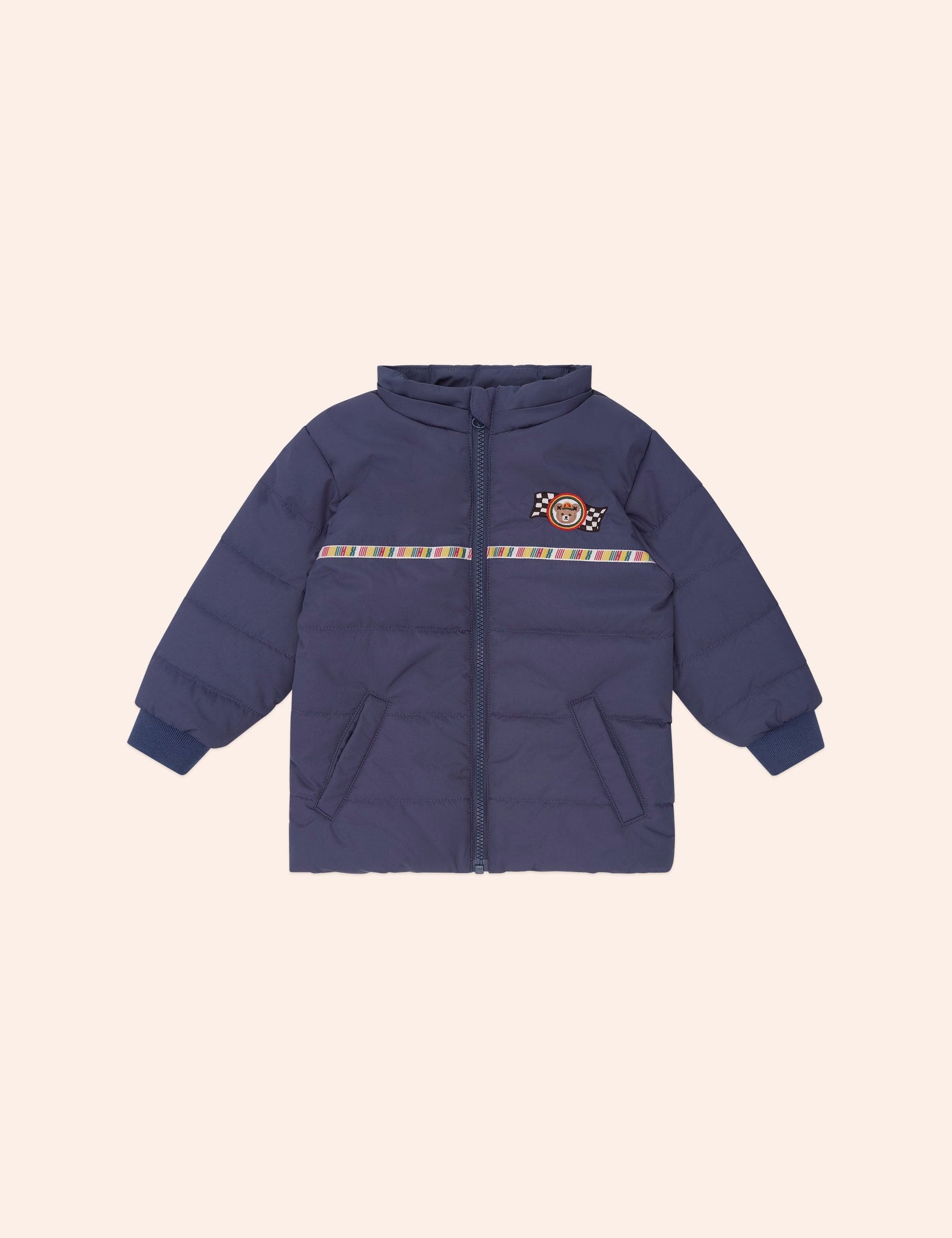 Rug Up Hux Spliced Puffer Jacket JACKET Huxbaby