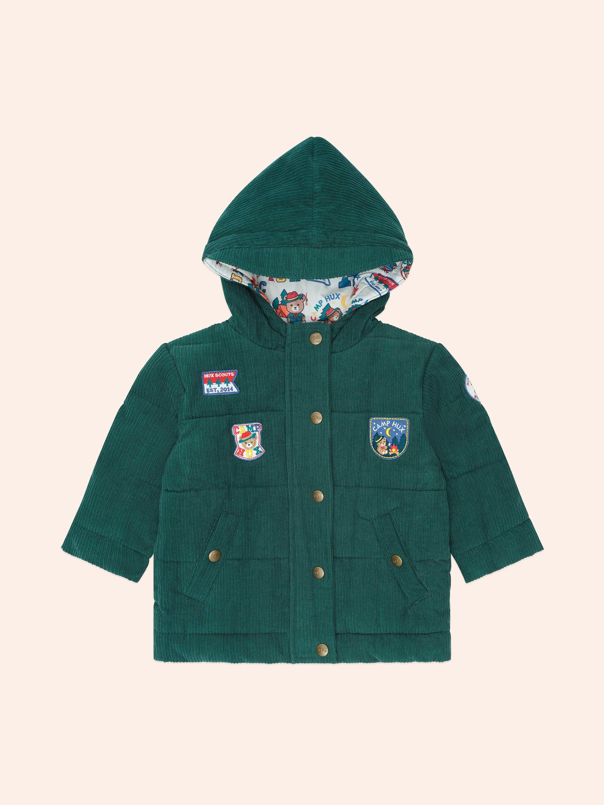 Camp Hux Cord Puffer JACKET Huxbaby