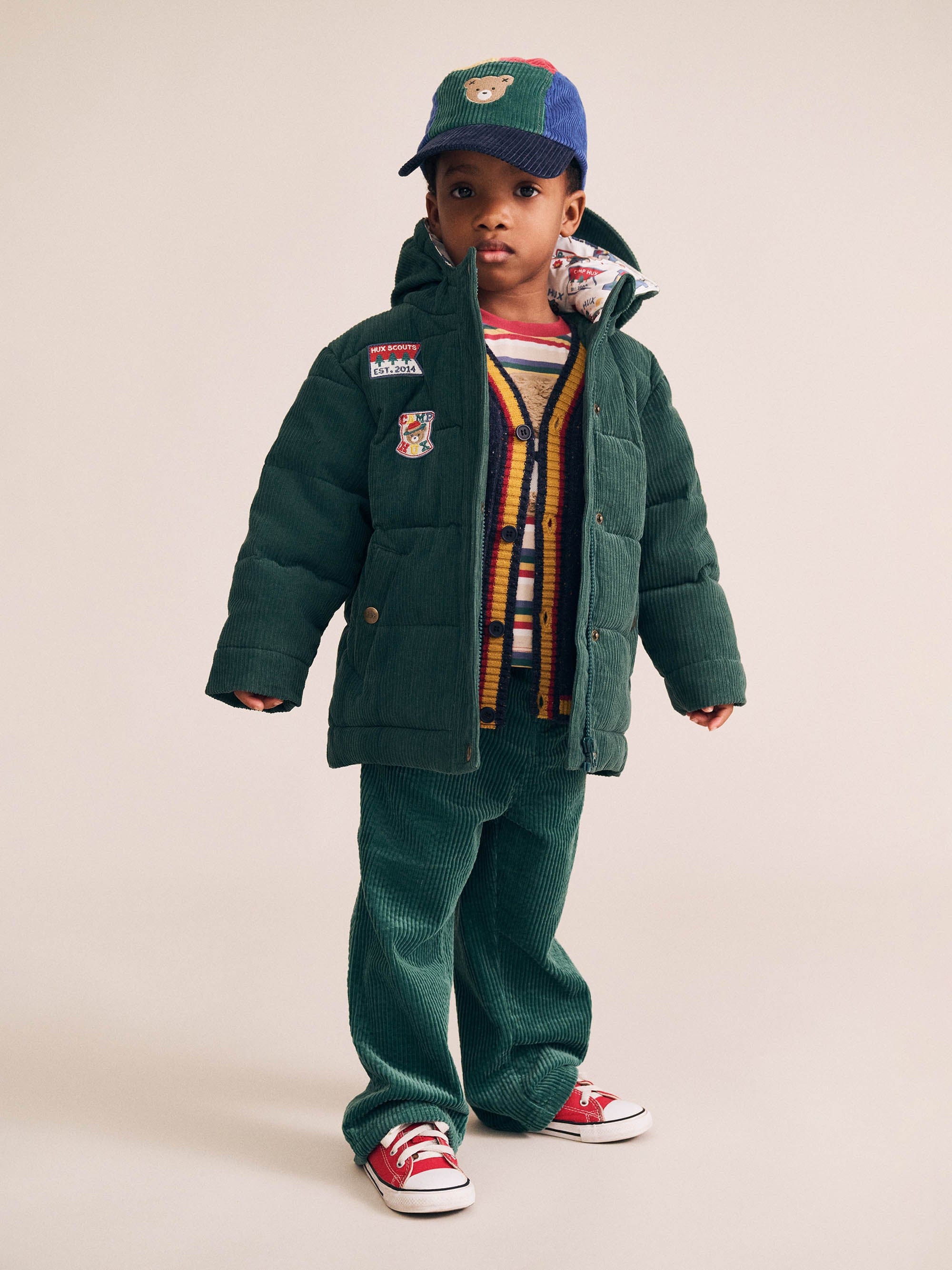 Camp Hux Cord Puffer JACKET Huxbaby