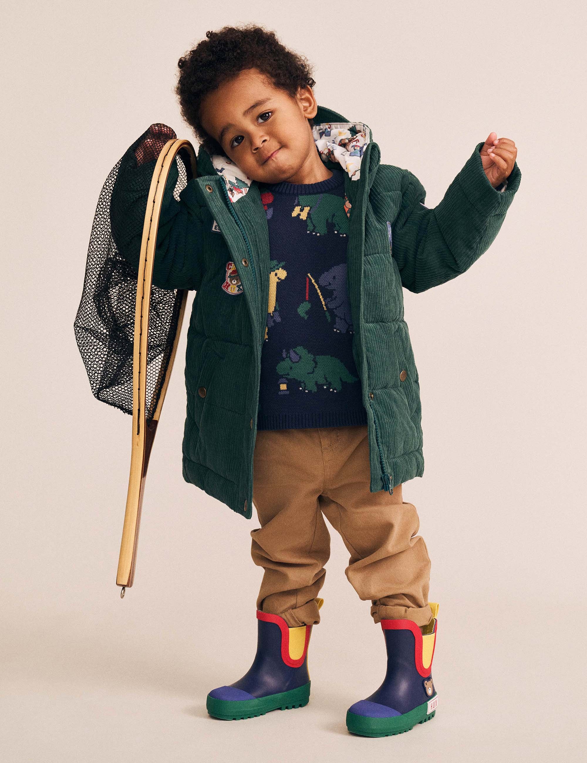 Camp Hux Cord Puffer JACKET Huxbaby