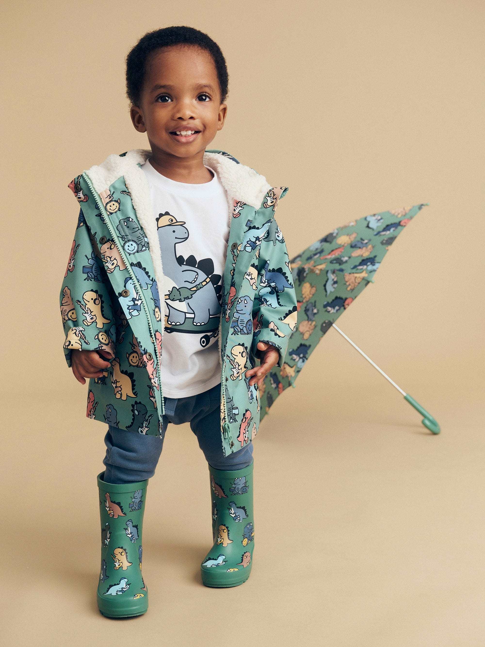 DINO BAND RAINBOOT shoes Huxbaby