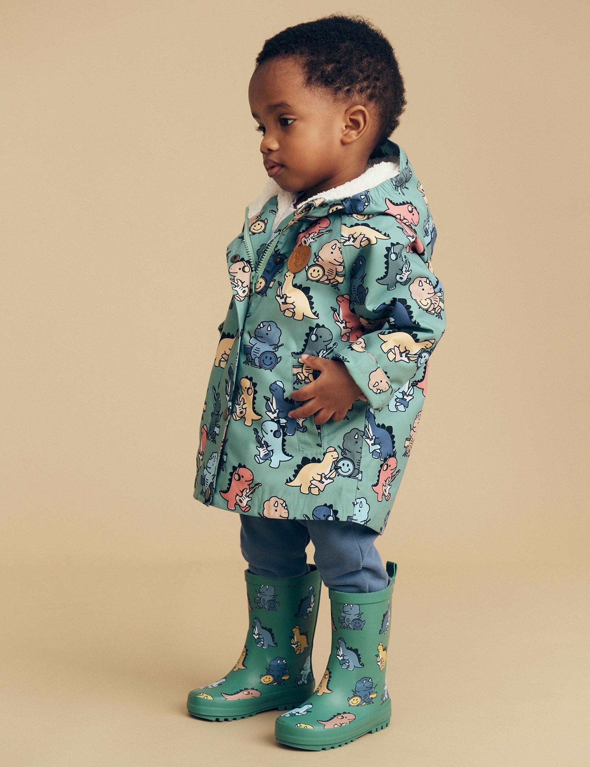 DINO BAND RAINBOOT shoes Huxbaby