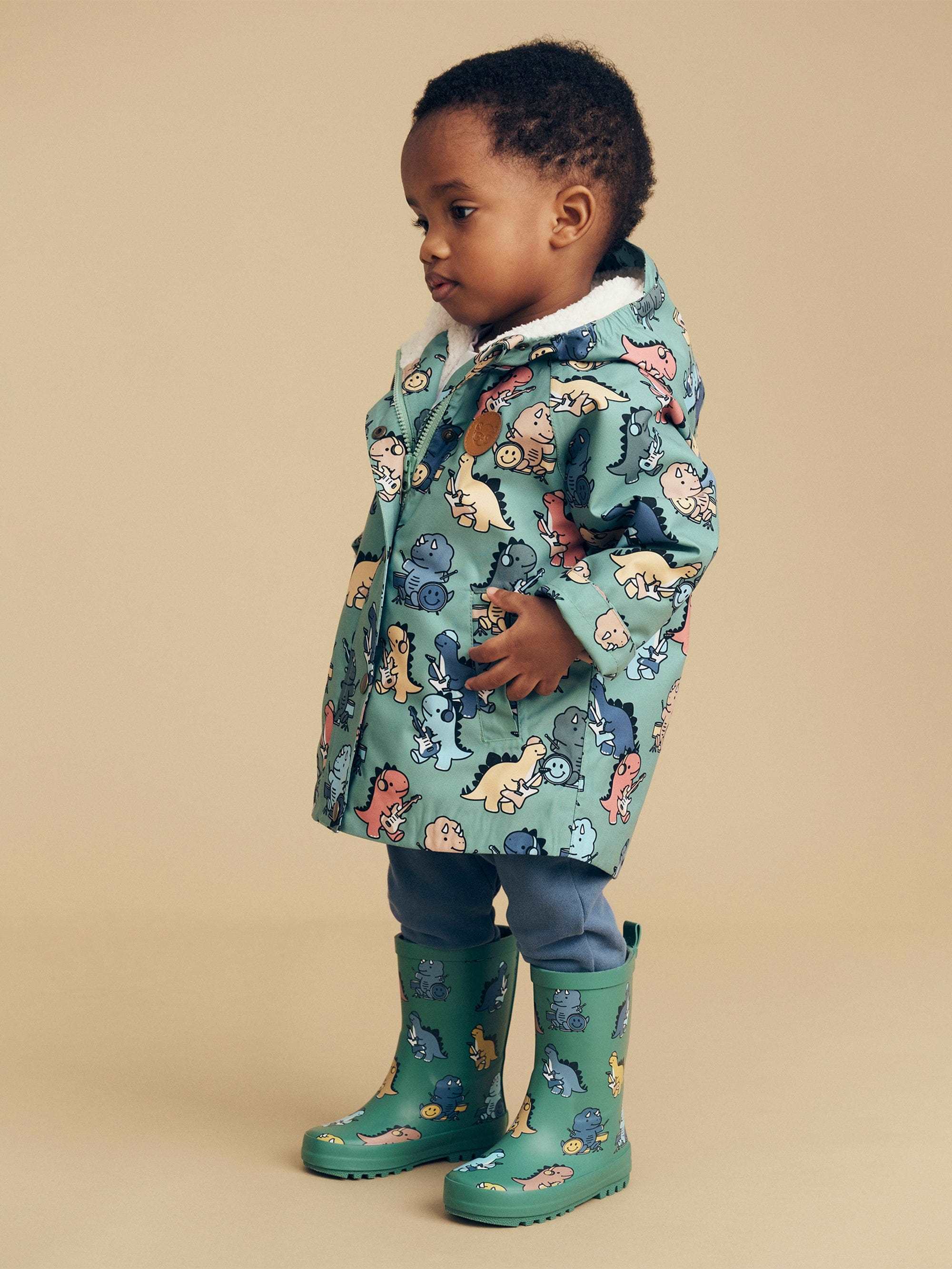 DINO BAND RAINBOOT shoes Huxbaby