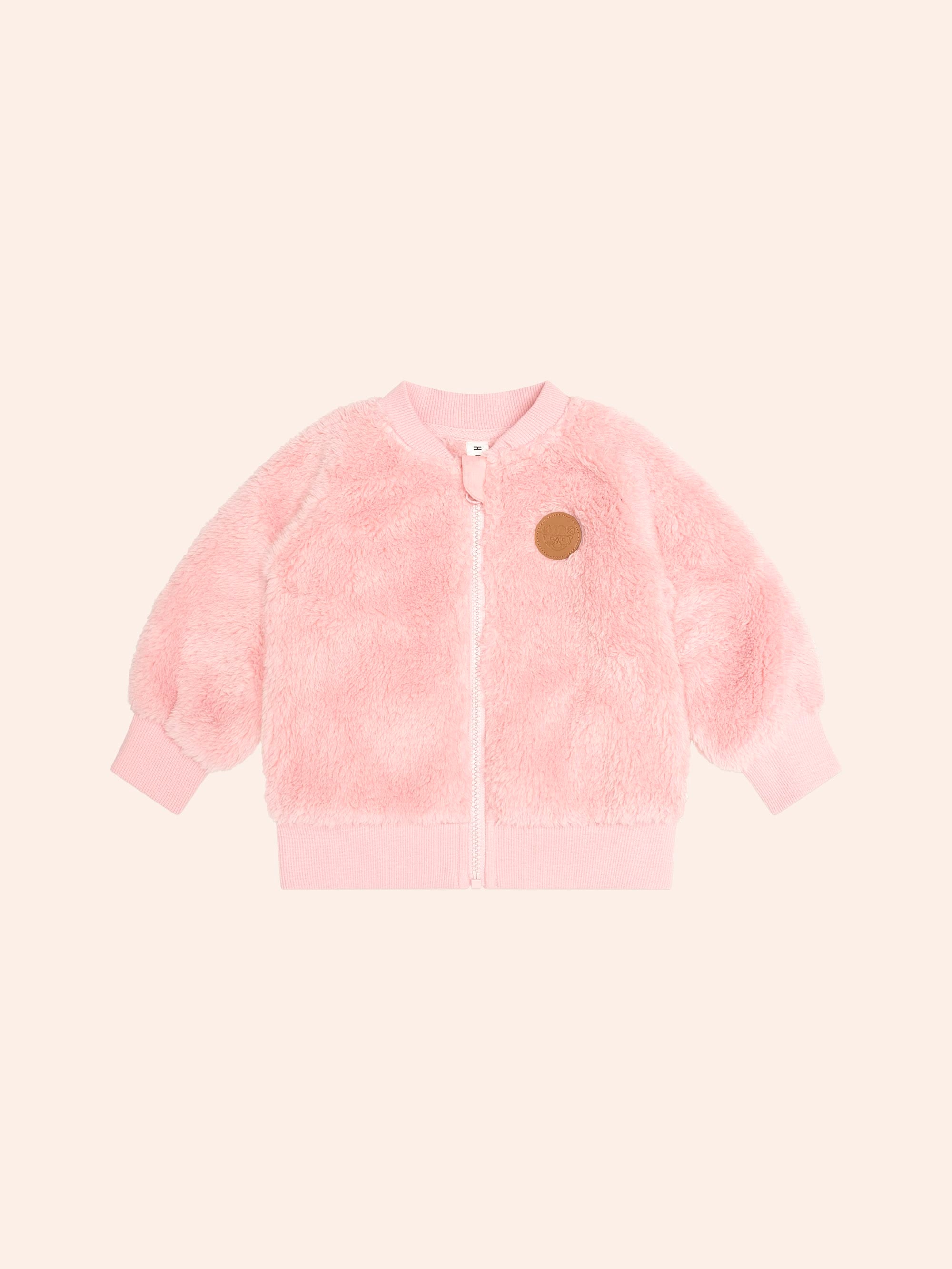 Huxbaby Shopify JACKET Cherry Bow Furry Jacket