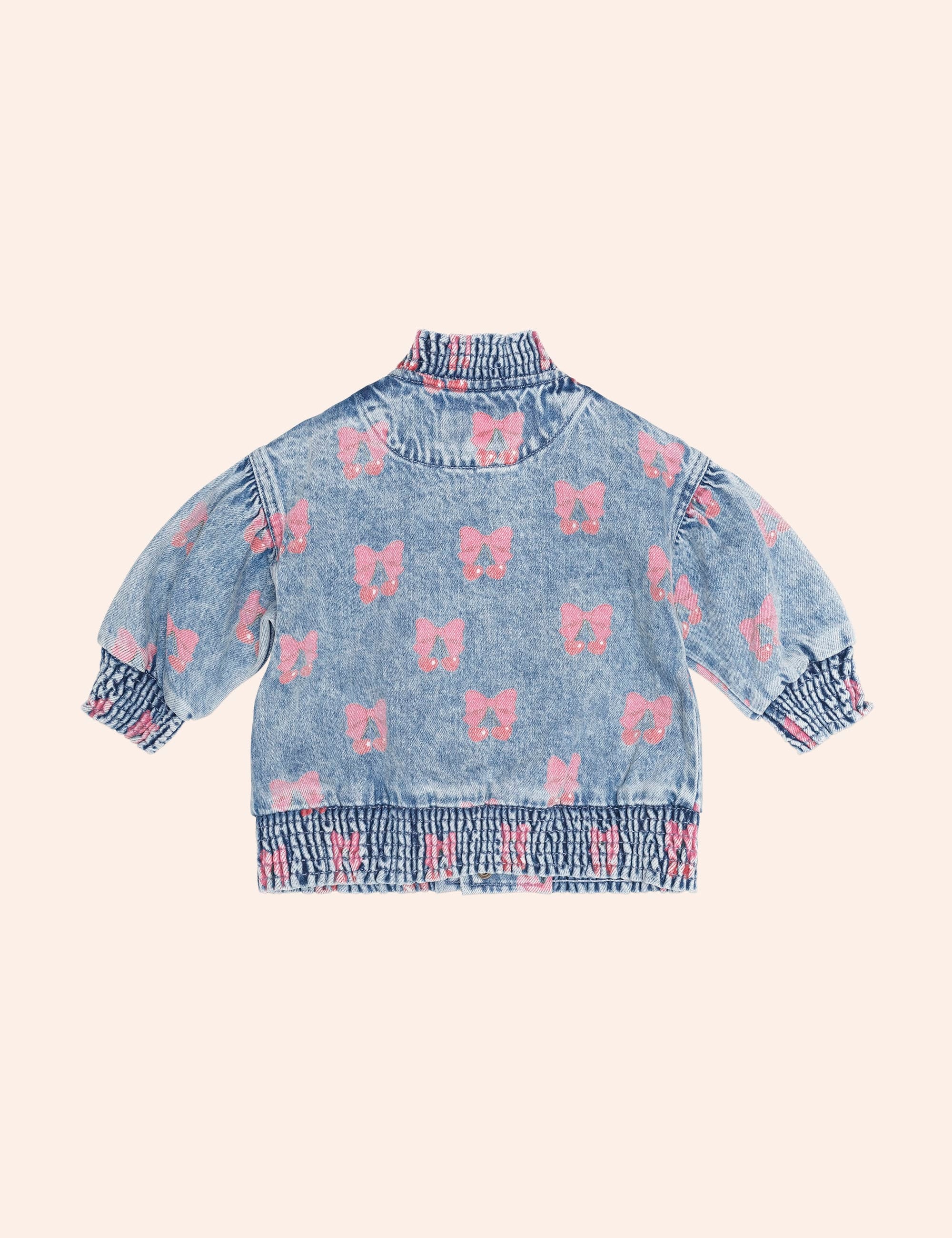 Dreamy Denim Cherry Jacket JACKET Huxbaby Shopify