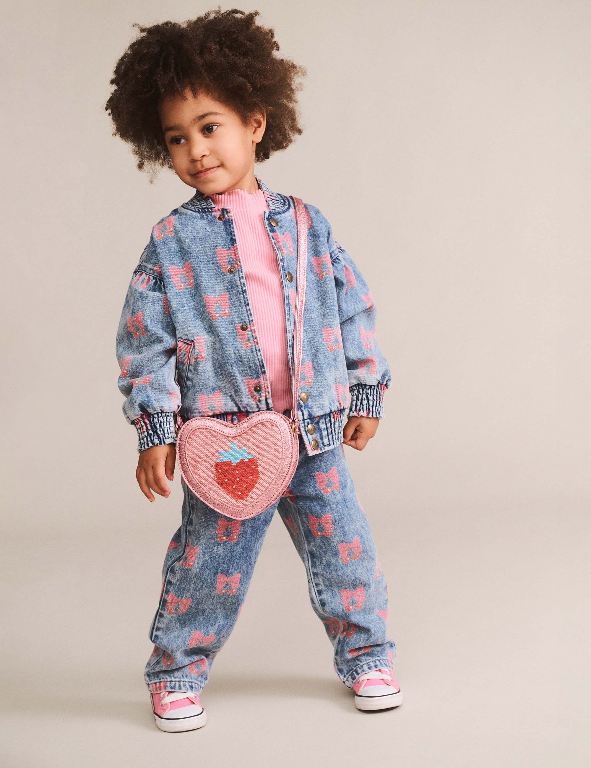 Dreamy Denim Cherry Jacket JACKET Huxbaby Shopify