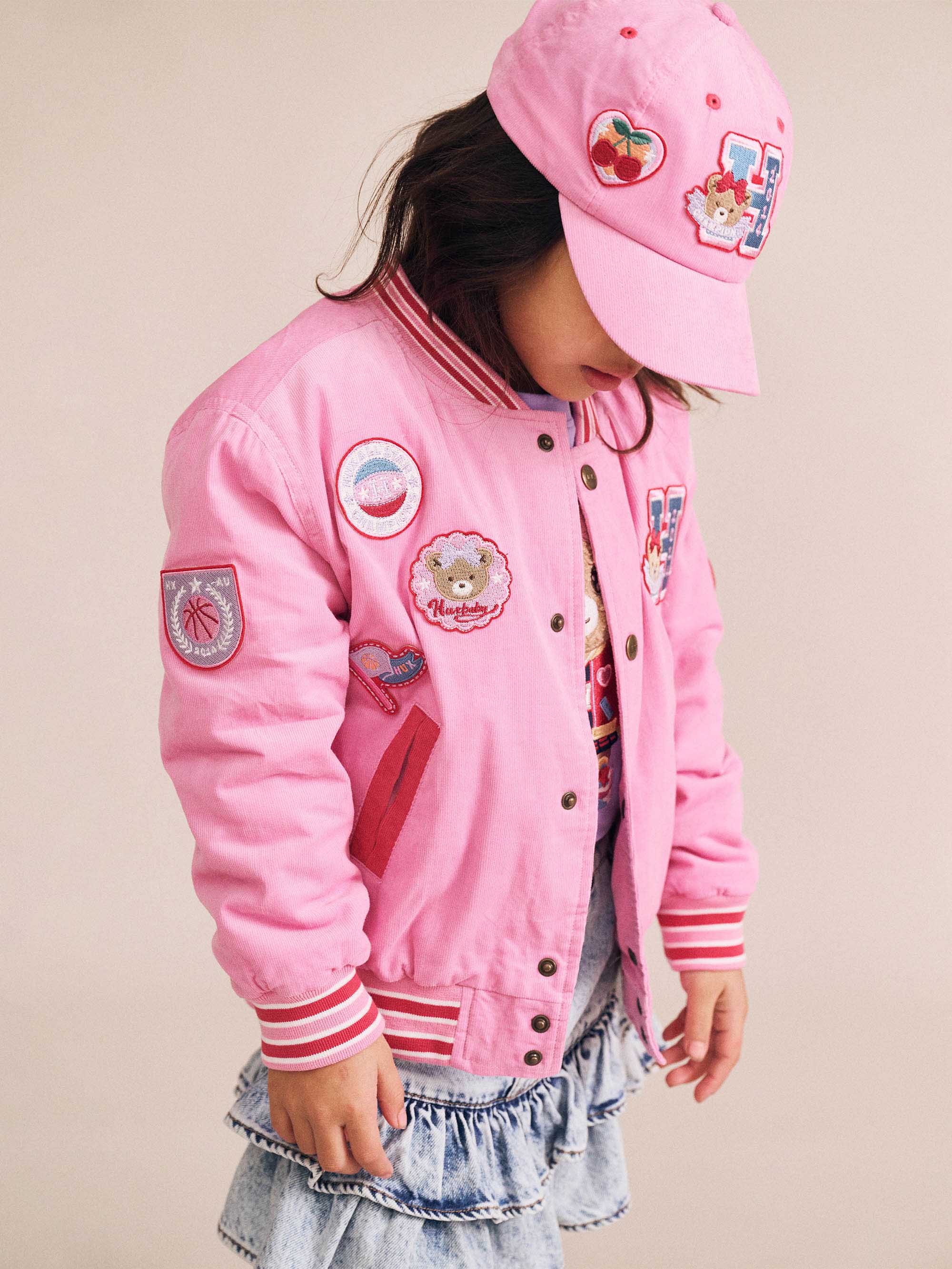 Collegieate Huxette Cord Cap ACCESSORIES Huxbaby