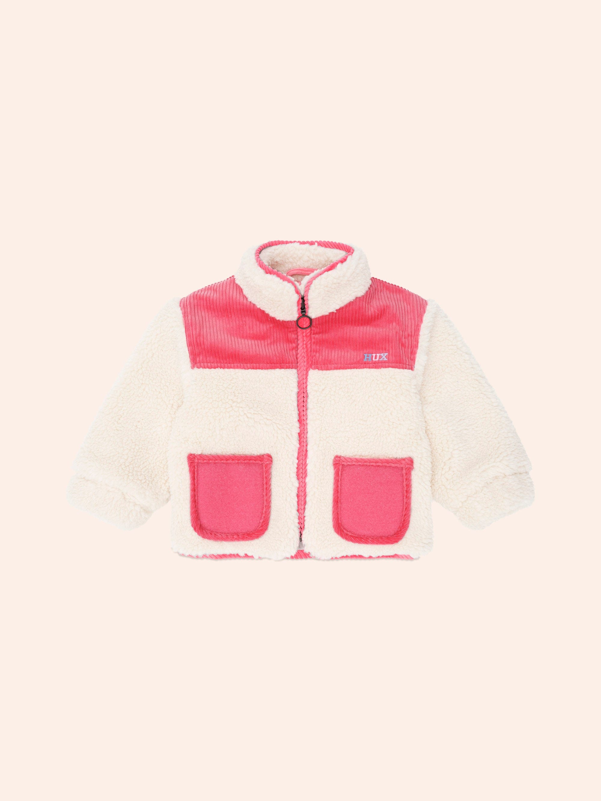 Sherpa Cord Patches Jacket JACKET Huxbaby