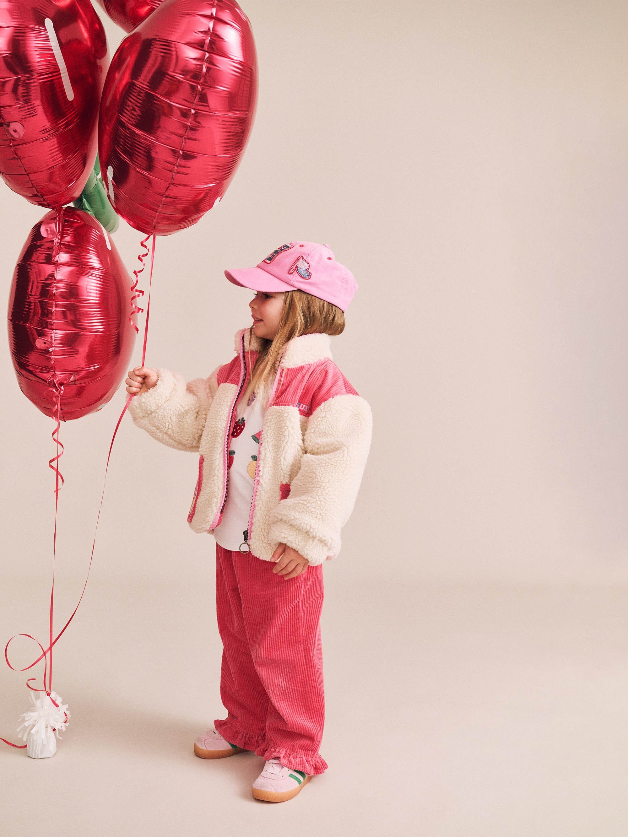 Sherpa Cord Patches Jacket JACKET Huxbaby