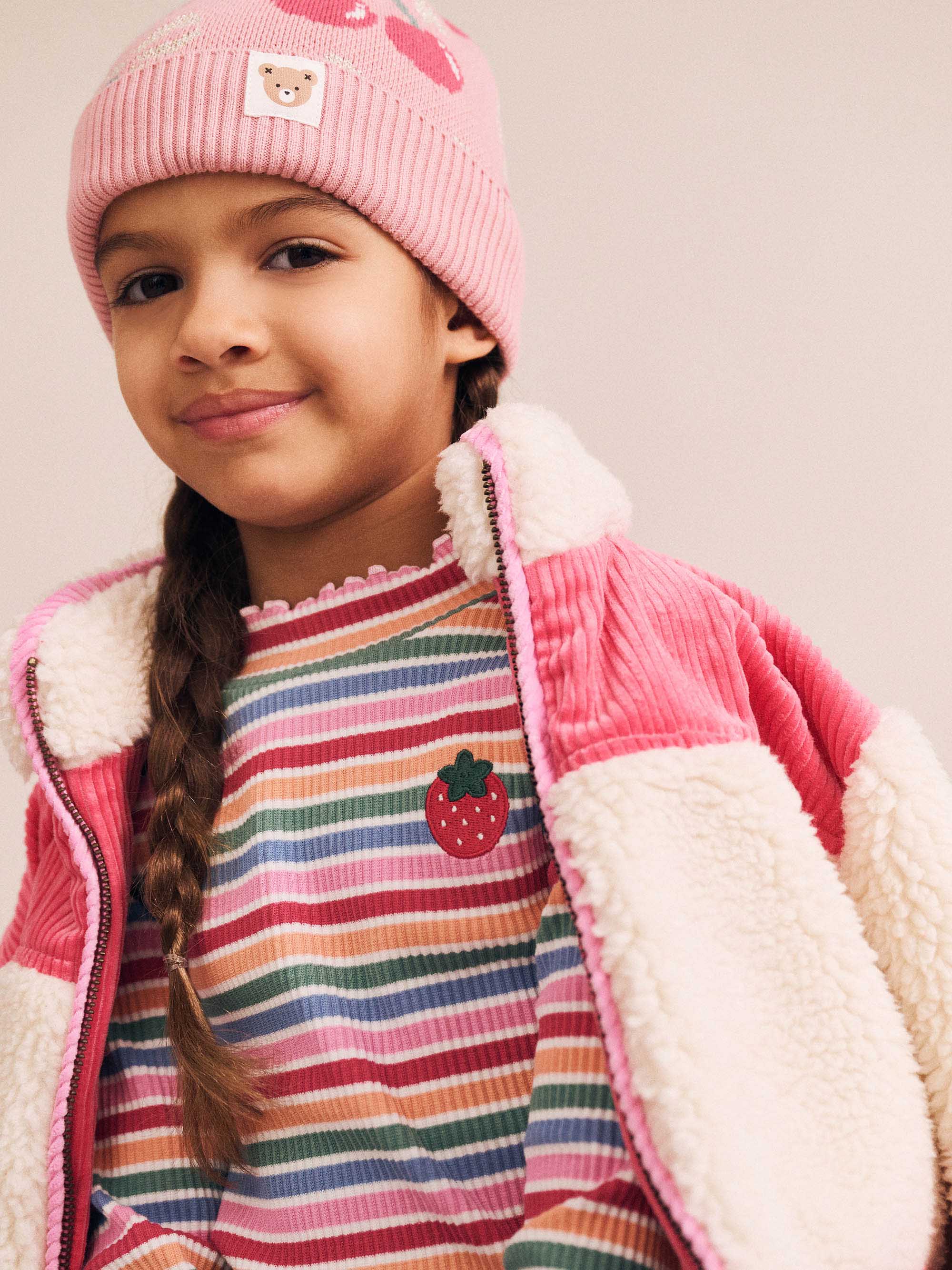 Tutti Frutti Stripe Rib Skivvy Huxbaby