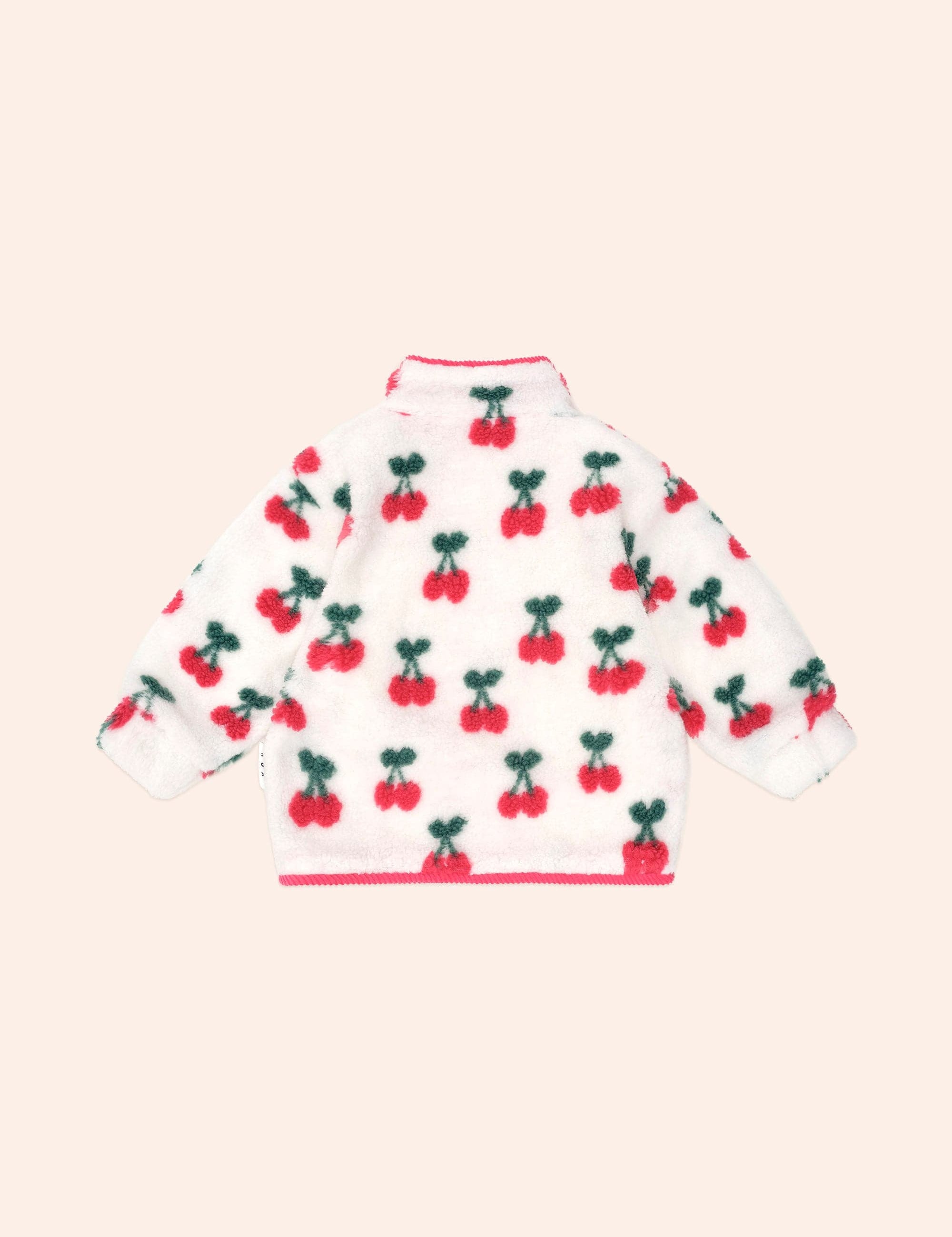 Very Cherry Sherpa Jacket JACKET Huxbaby