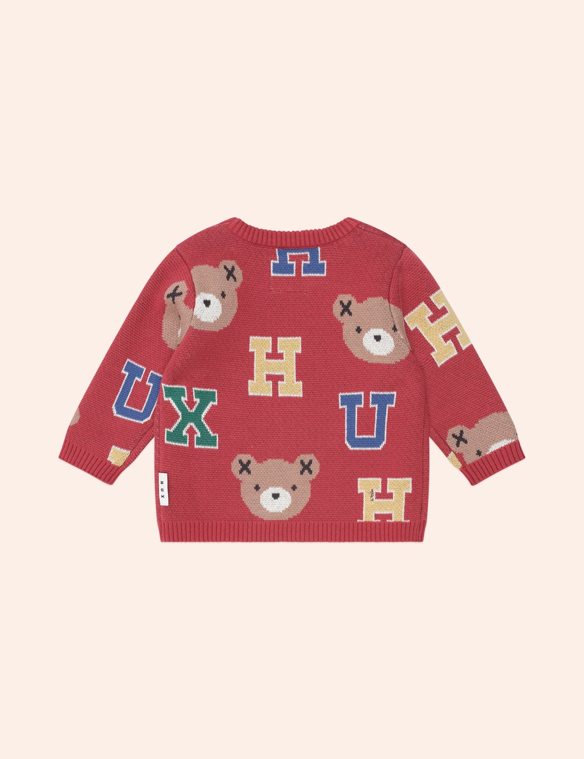 Varsity Letter Hux Pullover KNIT JUMPER Huxbaby