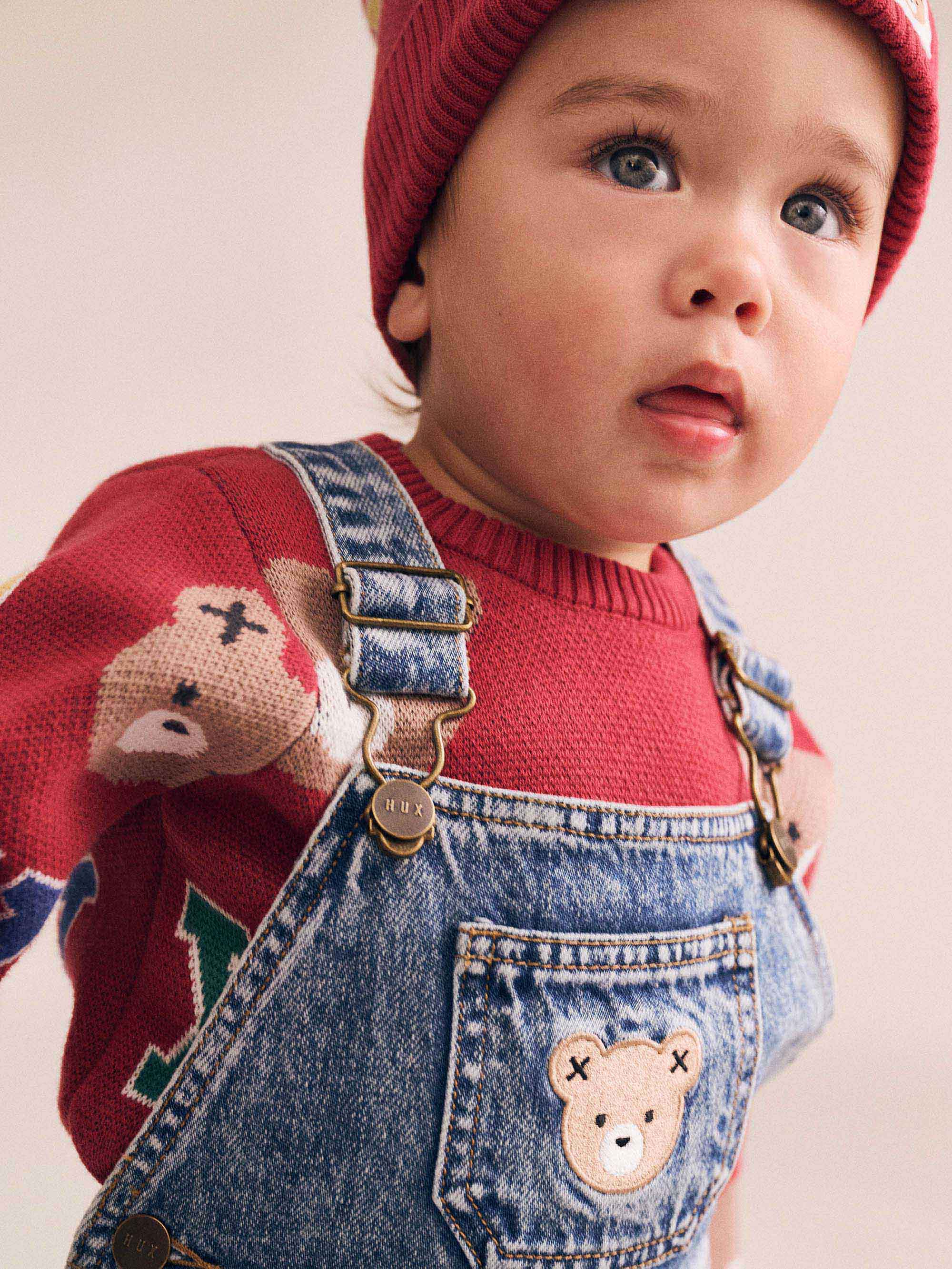 Varsity Letter Hux Pullover KNIT JUMPER Huxbaby