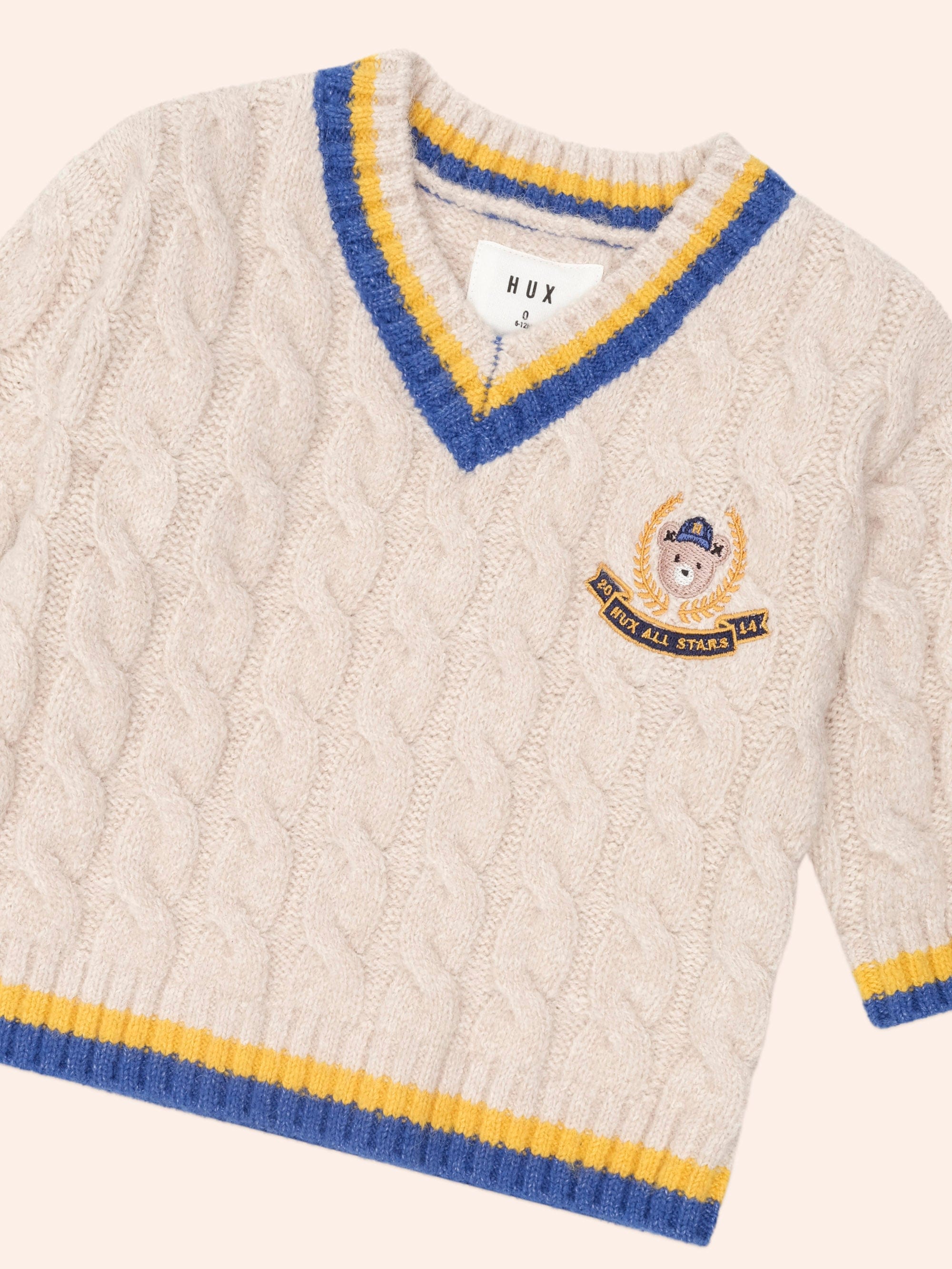 Collegiate Hux Cricket Jumper KNIT JUMPER Huxbaby