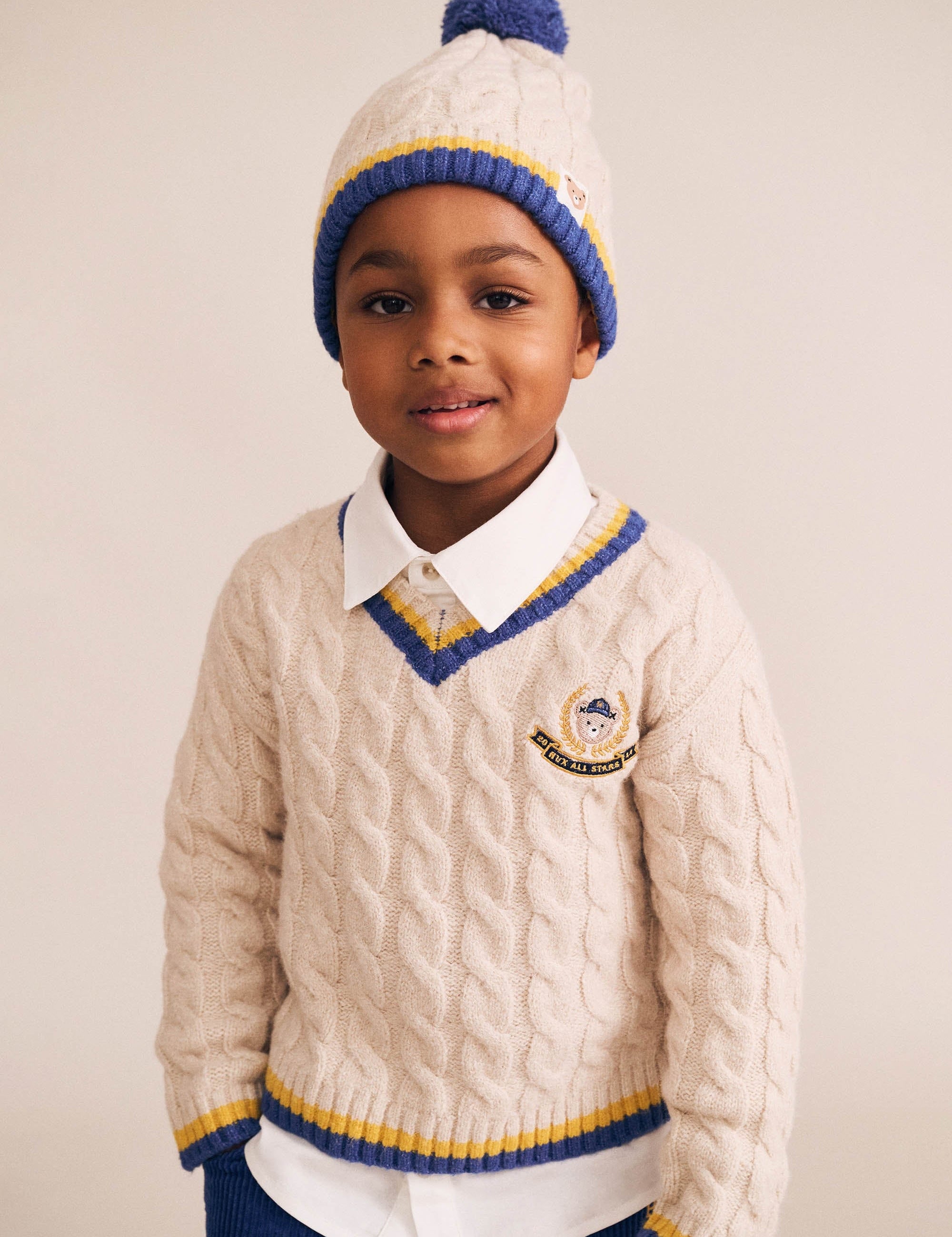 Collegiate Hux Cricket Jumper KNIT JUMPER Huxbaby