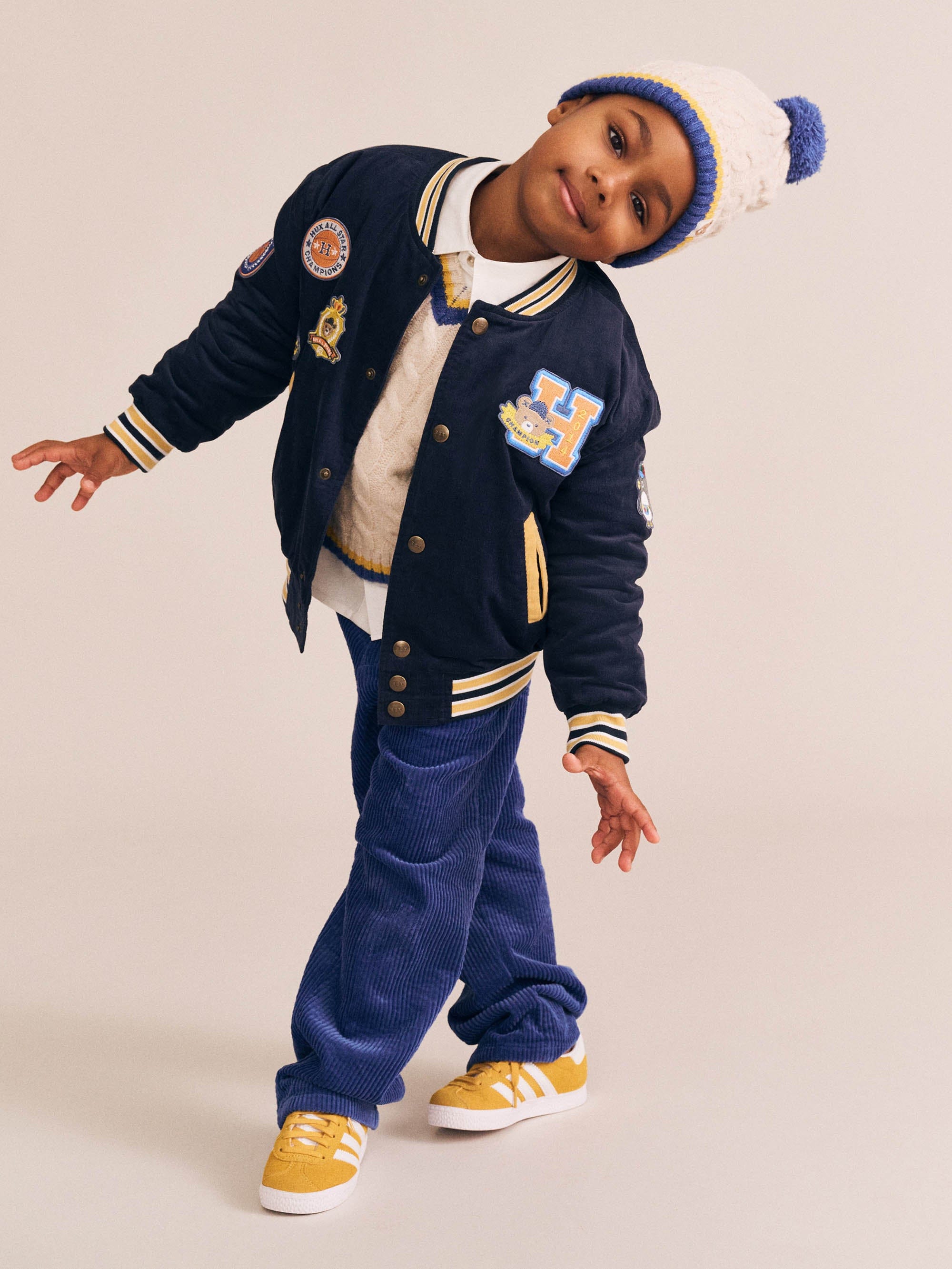 Collegiate Hux Cricket Jumper KNIT JUMPER Huxbaby