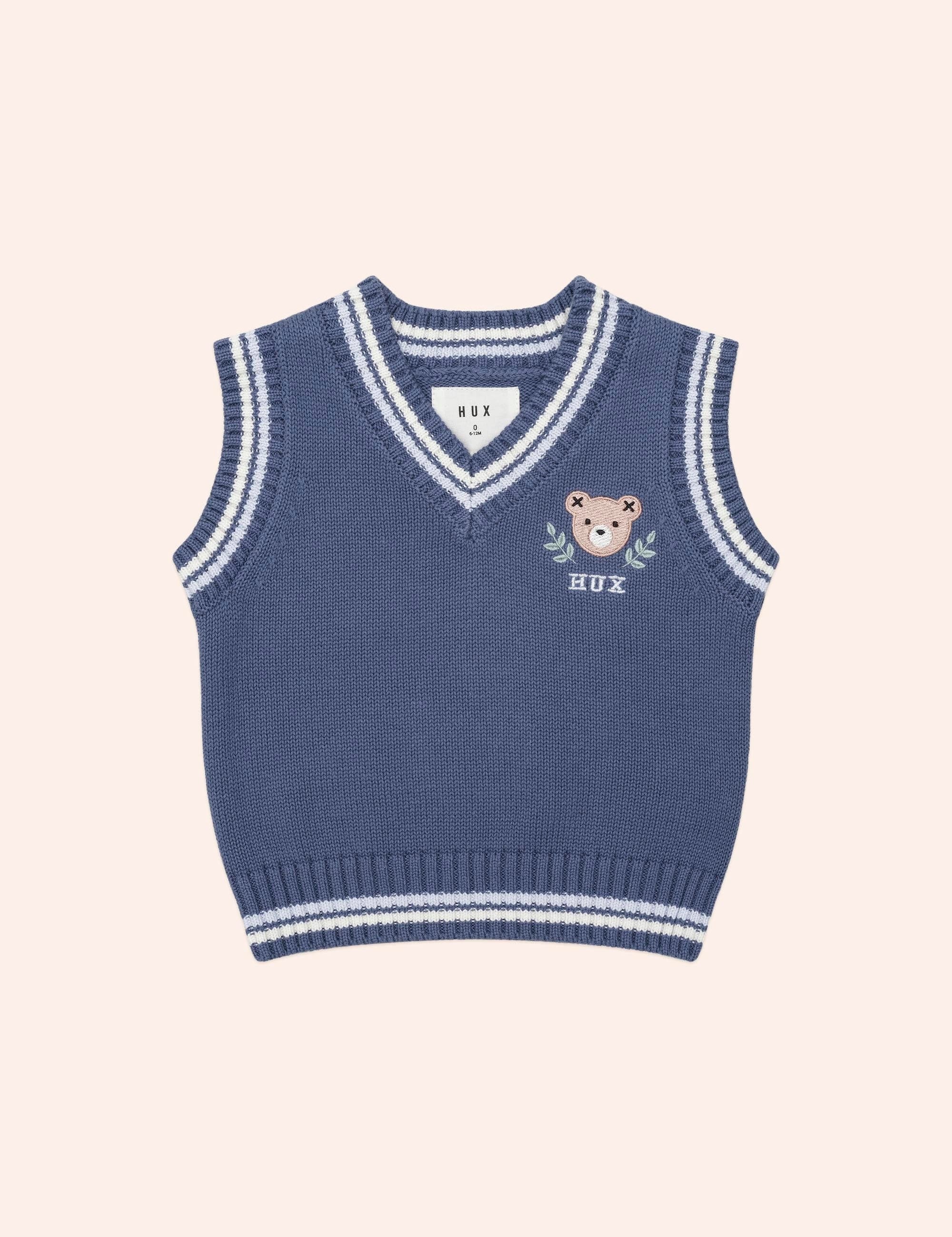 Huxbear Knit Vest KNIT JUMPER Huxbaby