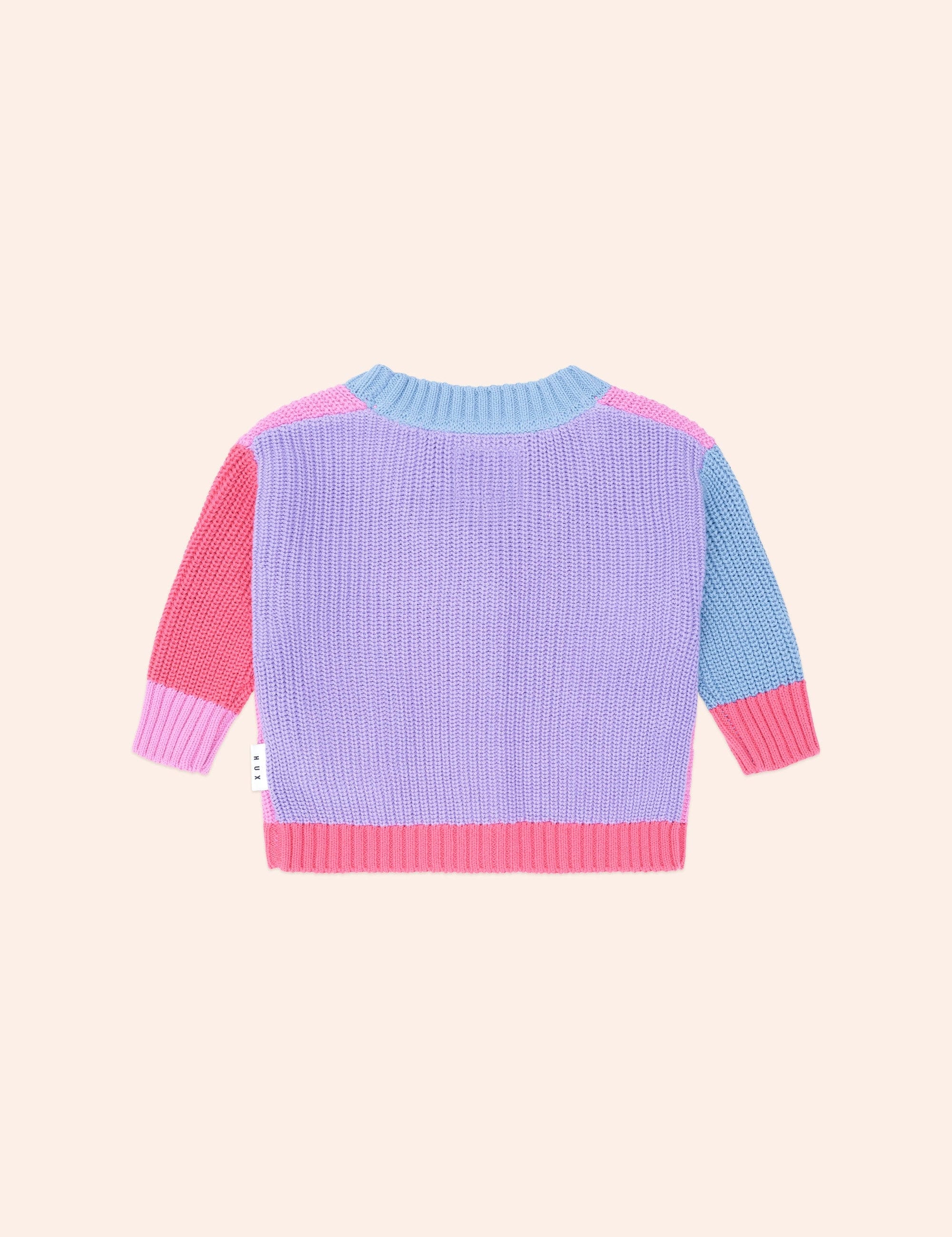 Colour Block Huxette Cardi KNIT CARDI Huxbaby