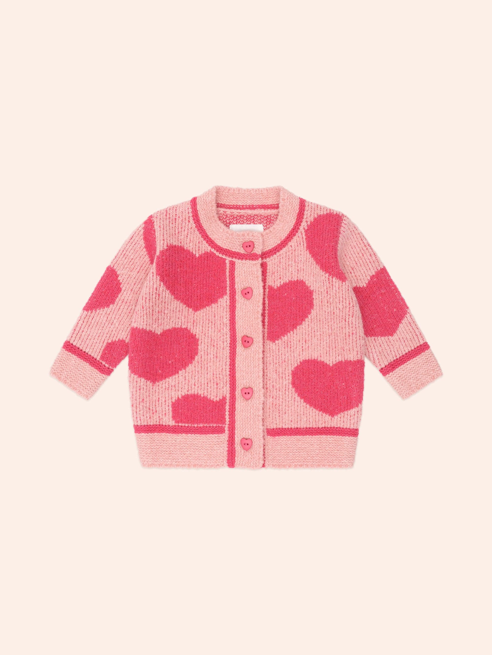 Heart Tipped Cardi – Huxbaby