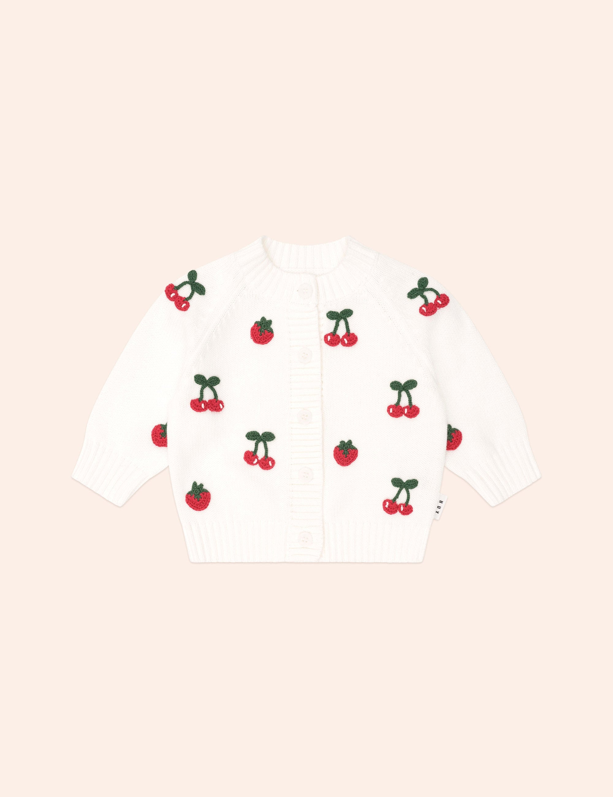 Tutti Frutti Crochet Cardi KNIT CARDI Huxbaby