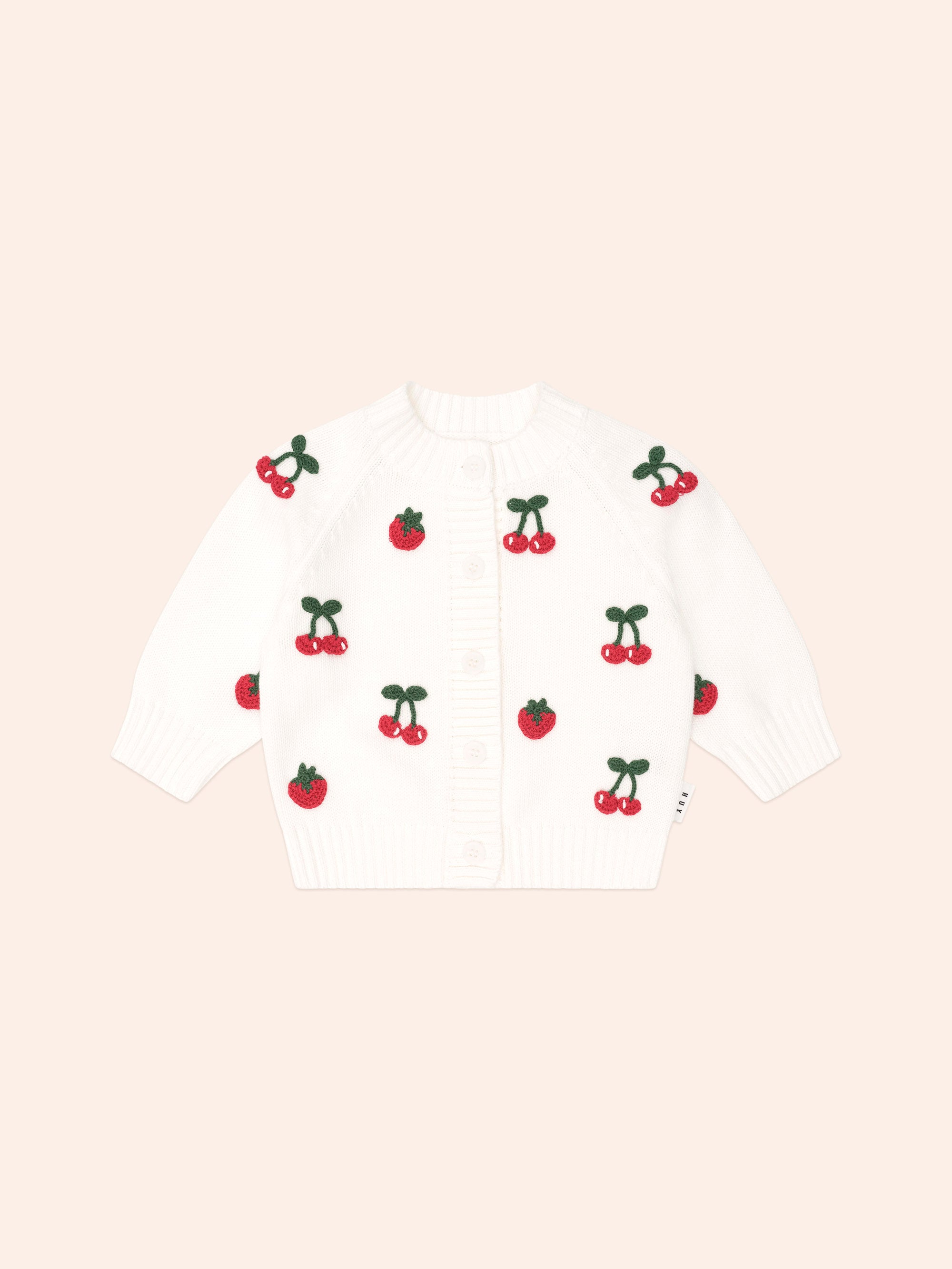 Tutti Frutti Crochet Cardi KNIT CARDI Huxbaby