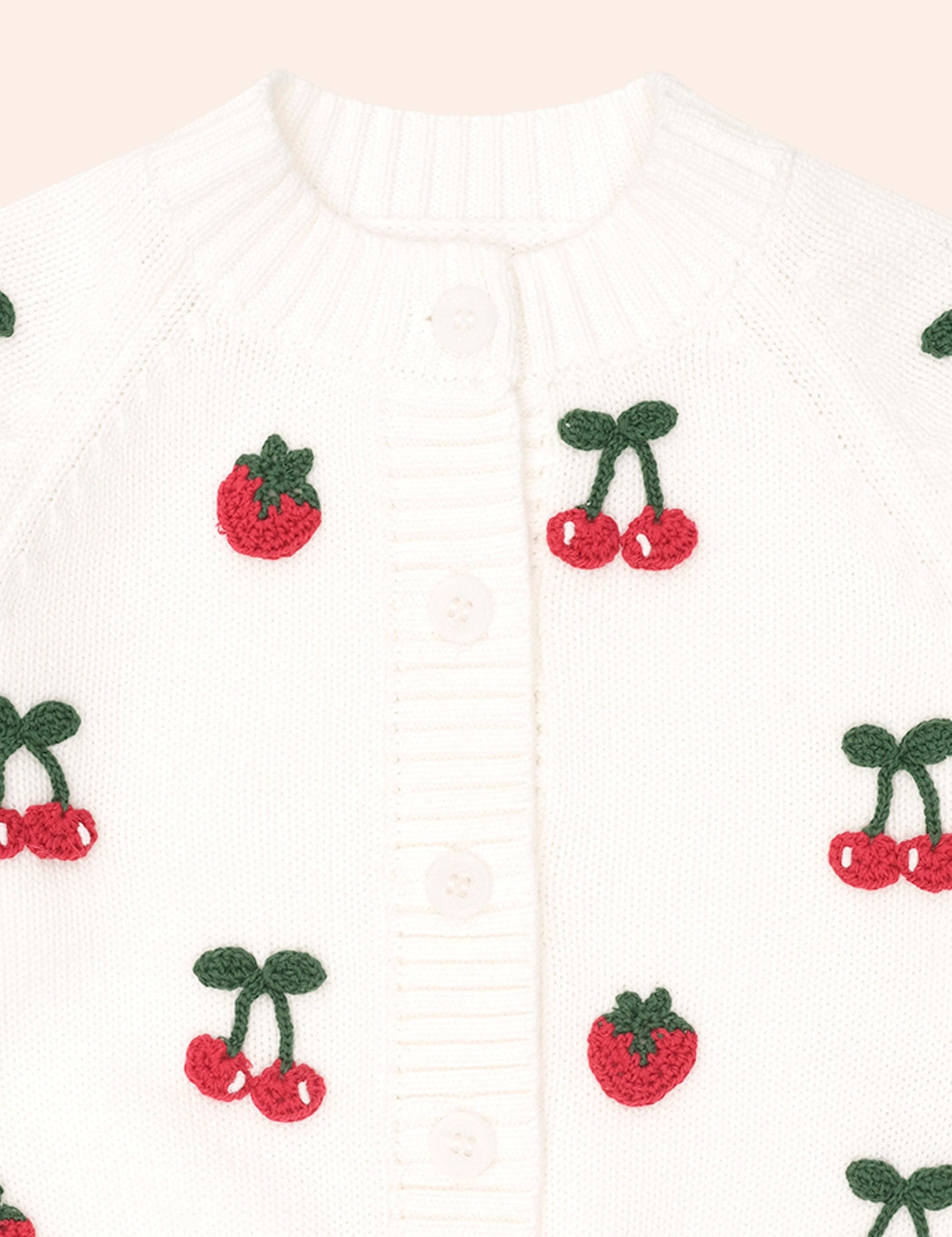 Tutti Frutti Crochet Cardi KNIT CARDI Huxbaby