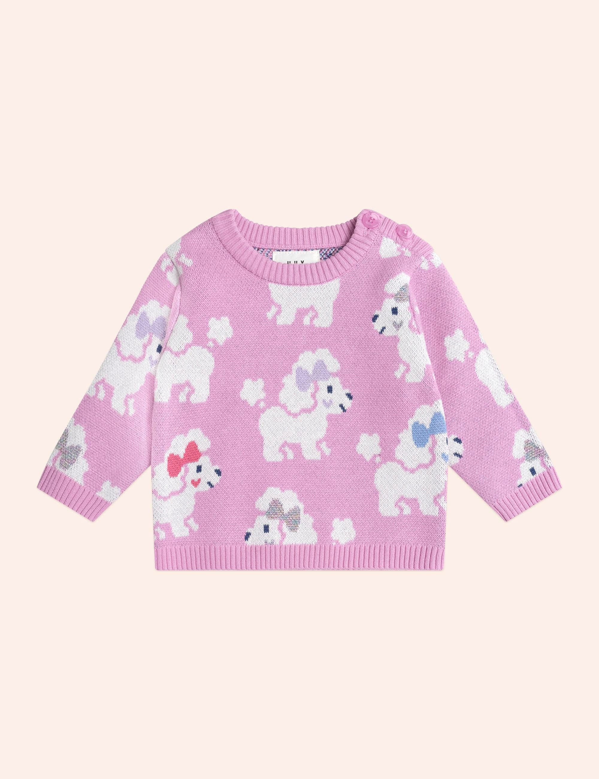 Poodle Knit Pullover KNIT JUMPER Huxbaby