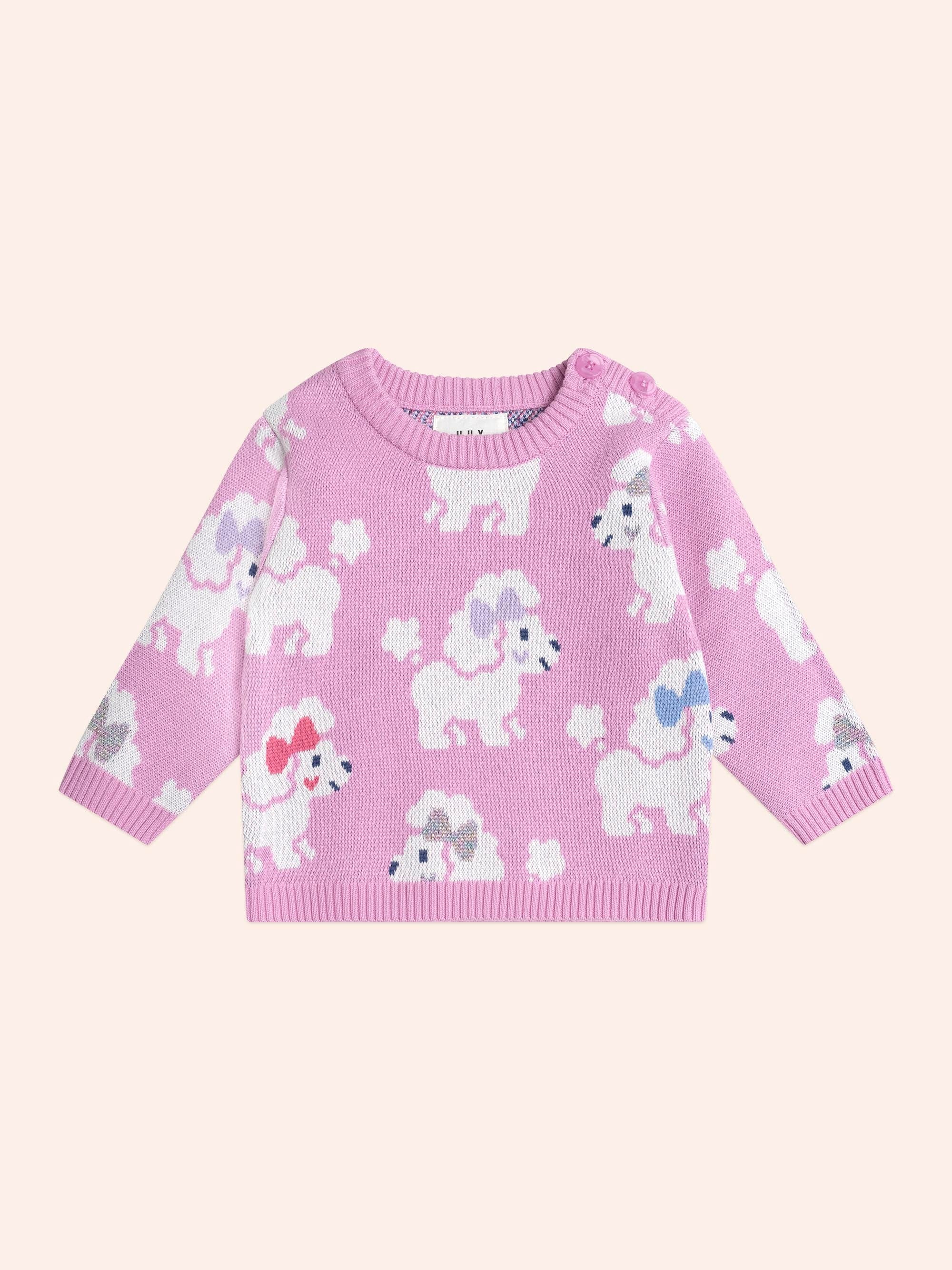 Poodle Knit Pullover KNIT JUMPER Huxbaby