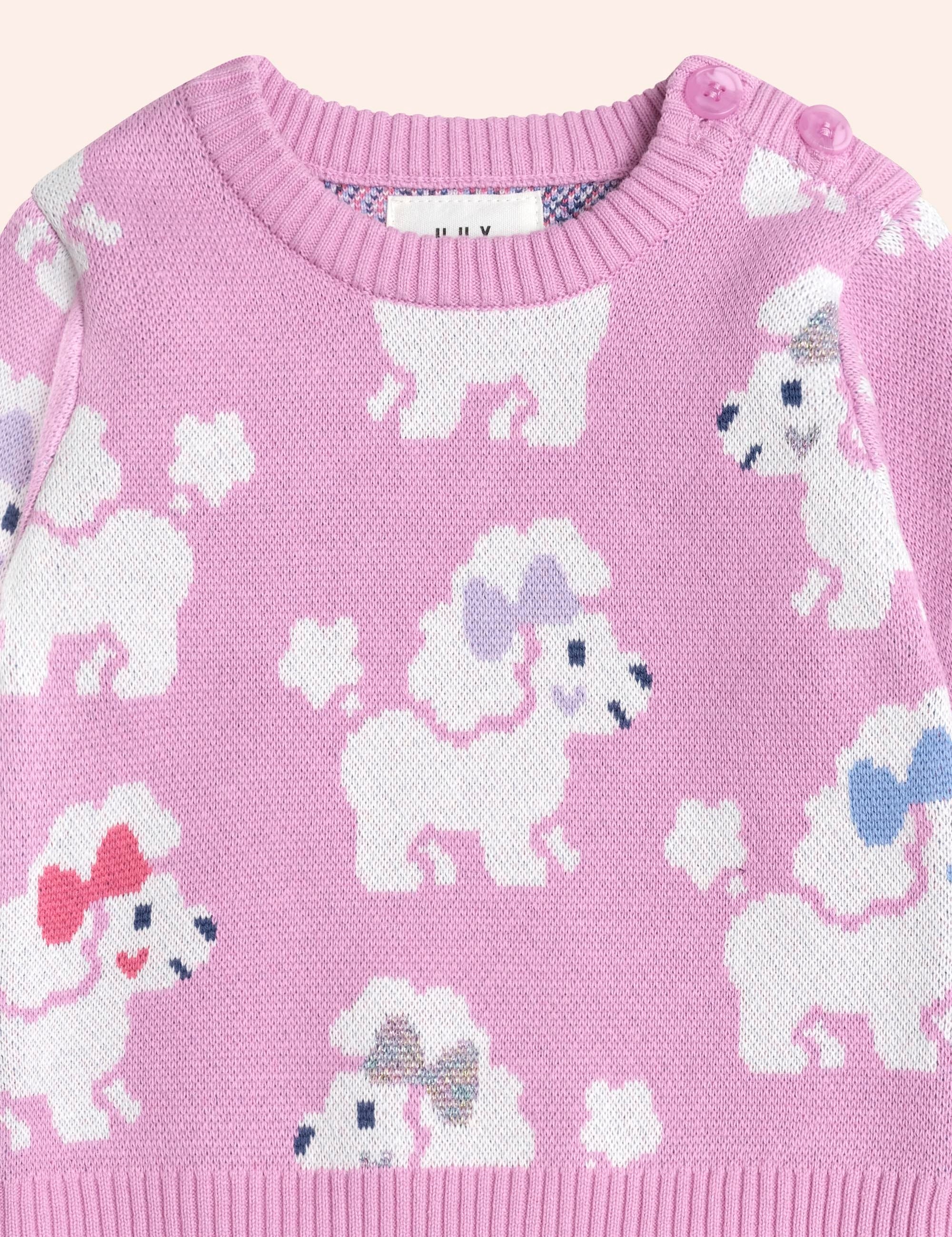 Poodle Knit Pullover KNIT JUMPER Huxbaby