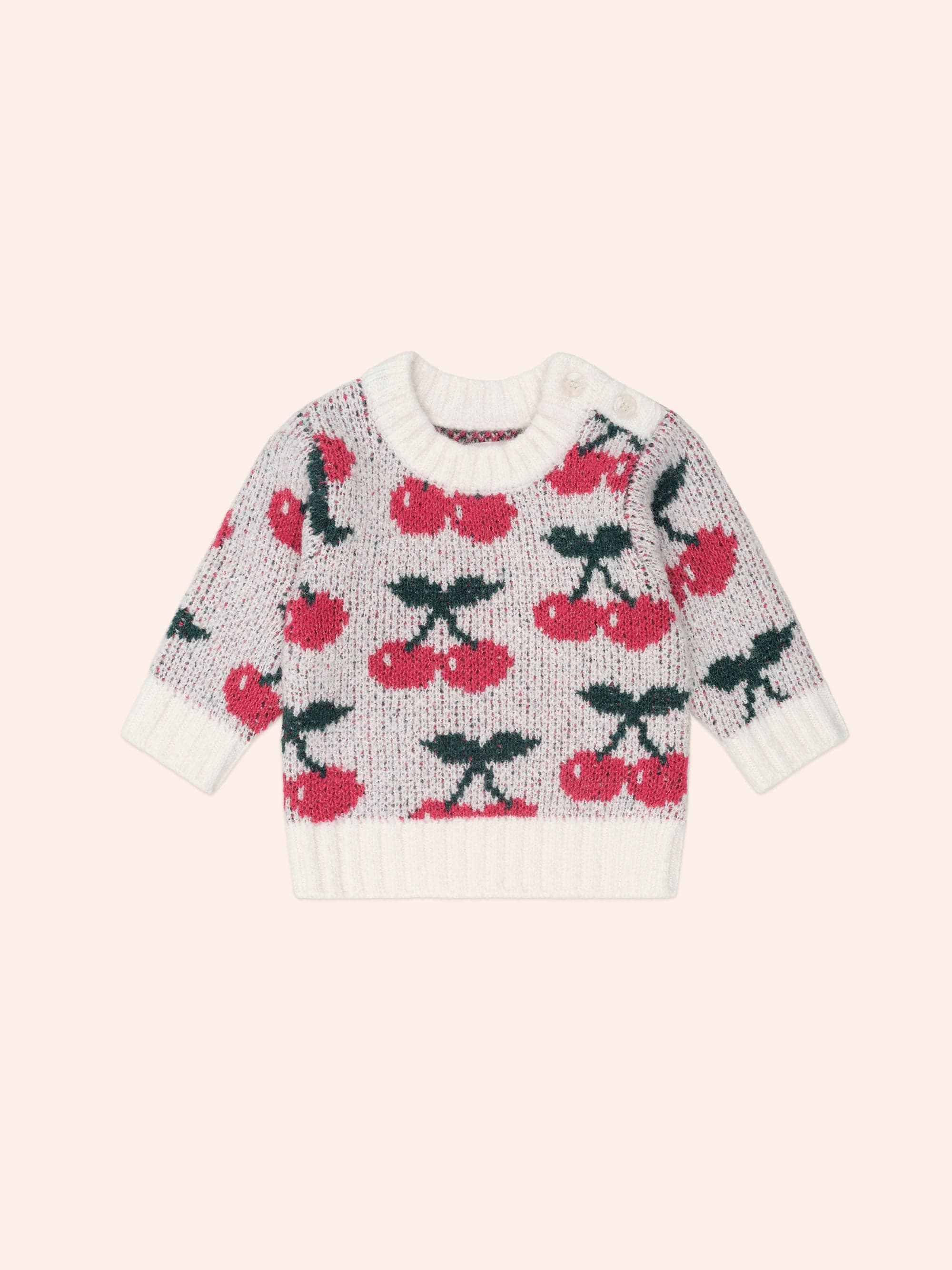 Cherry Knit Pullover KNIT JUMPER Huxbaby