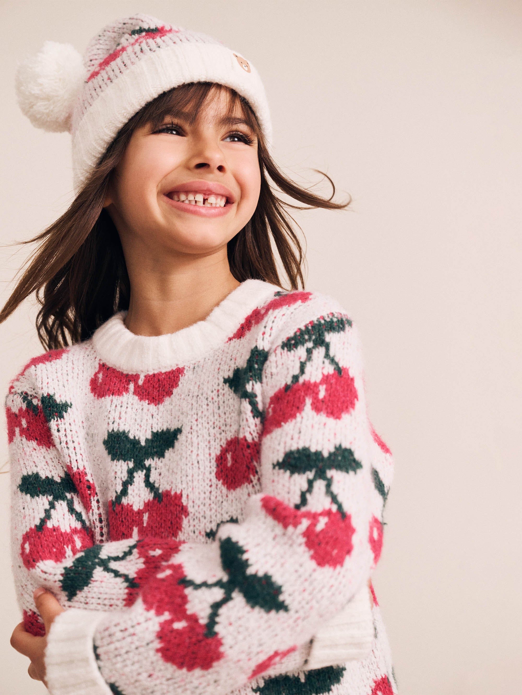 Cherry Knit Pullover KNIT JUMPER Huxbaby