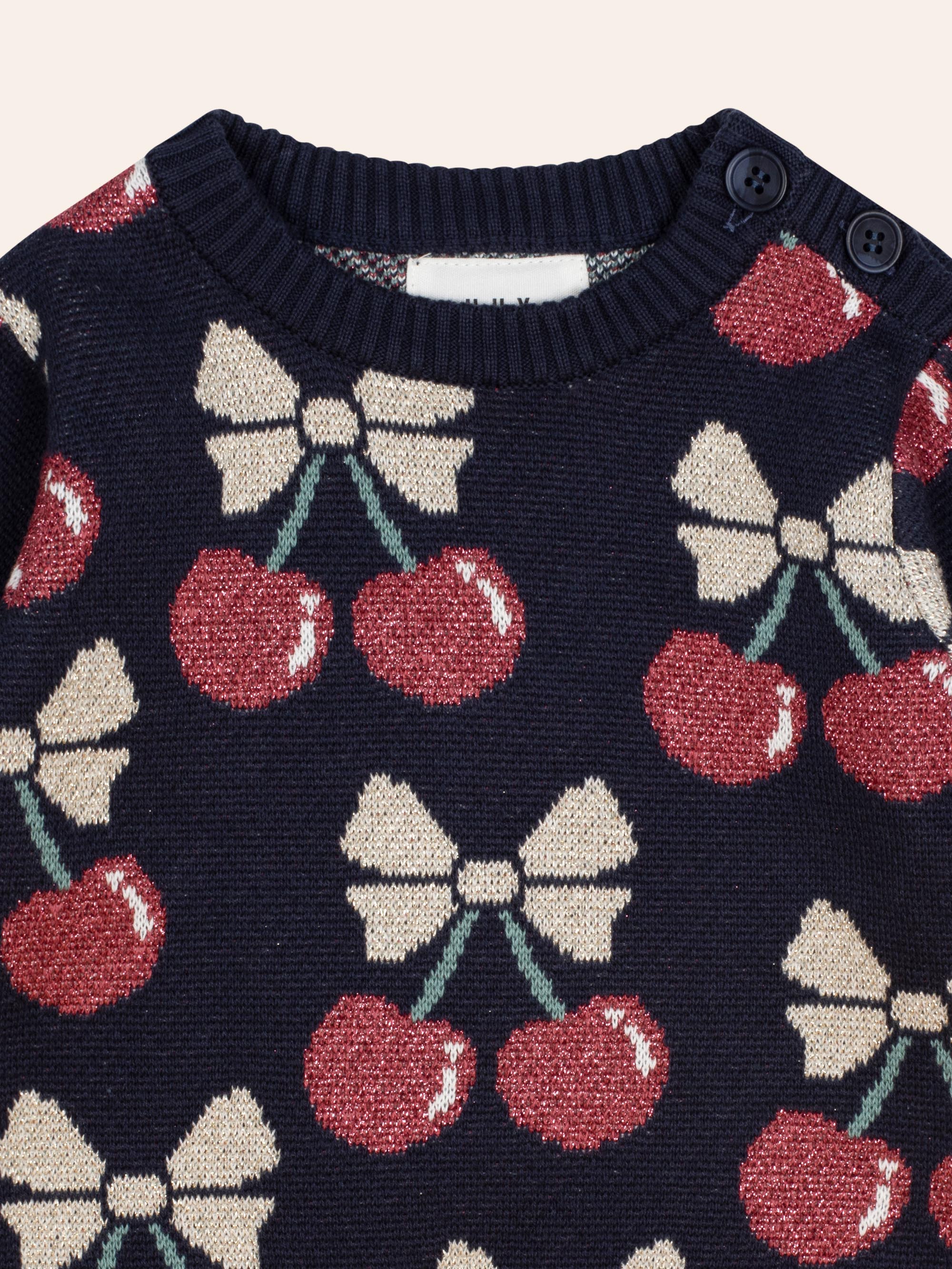 Cherry Pie Knit Pullover KNIT CARDI Huxbaby