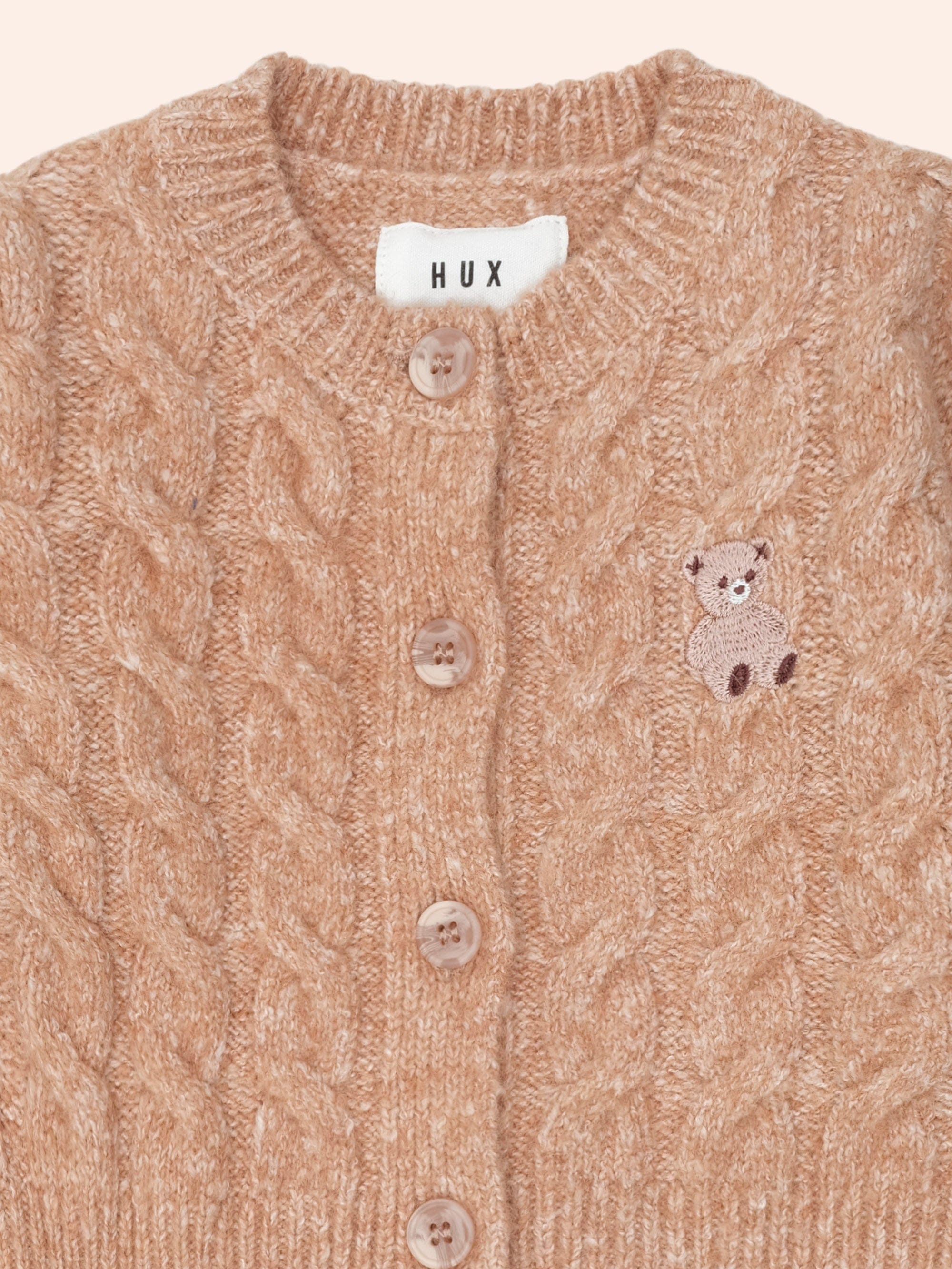 My First Hux Newborn Knit Cardi KNIT CARDI Huxbaby