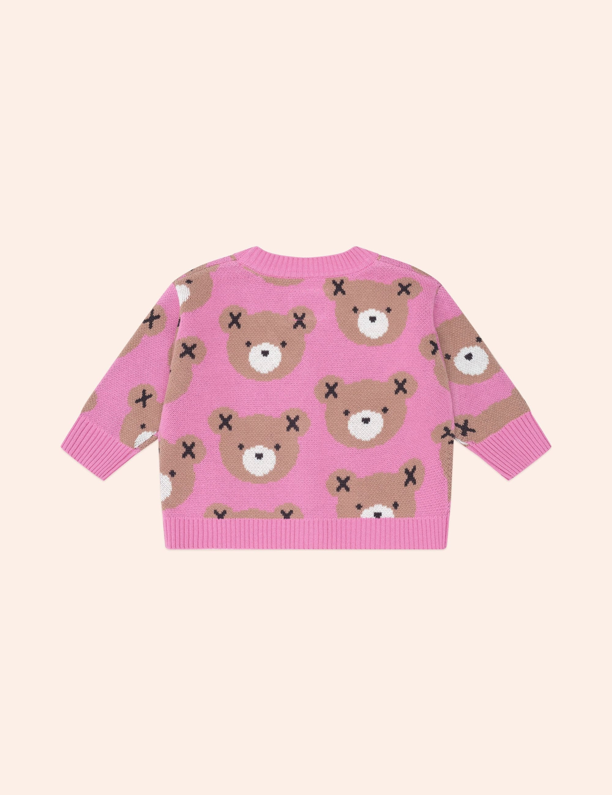 Classic Hux Cardi Pink KNIT CARDI Huxbaby