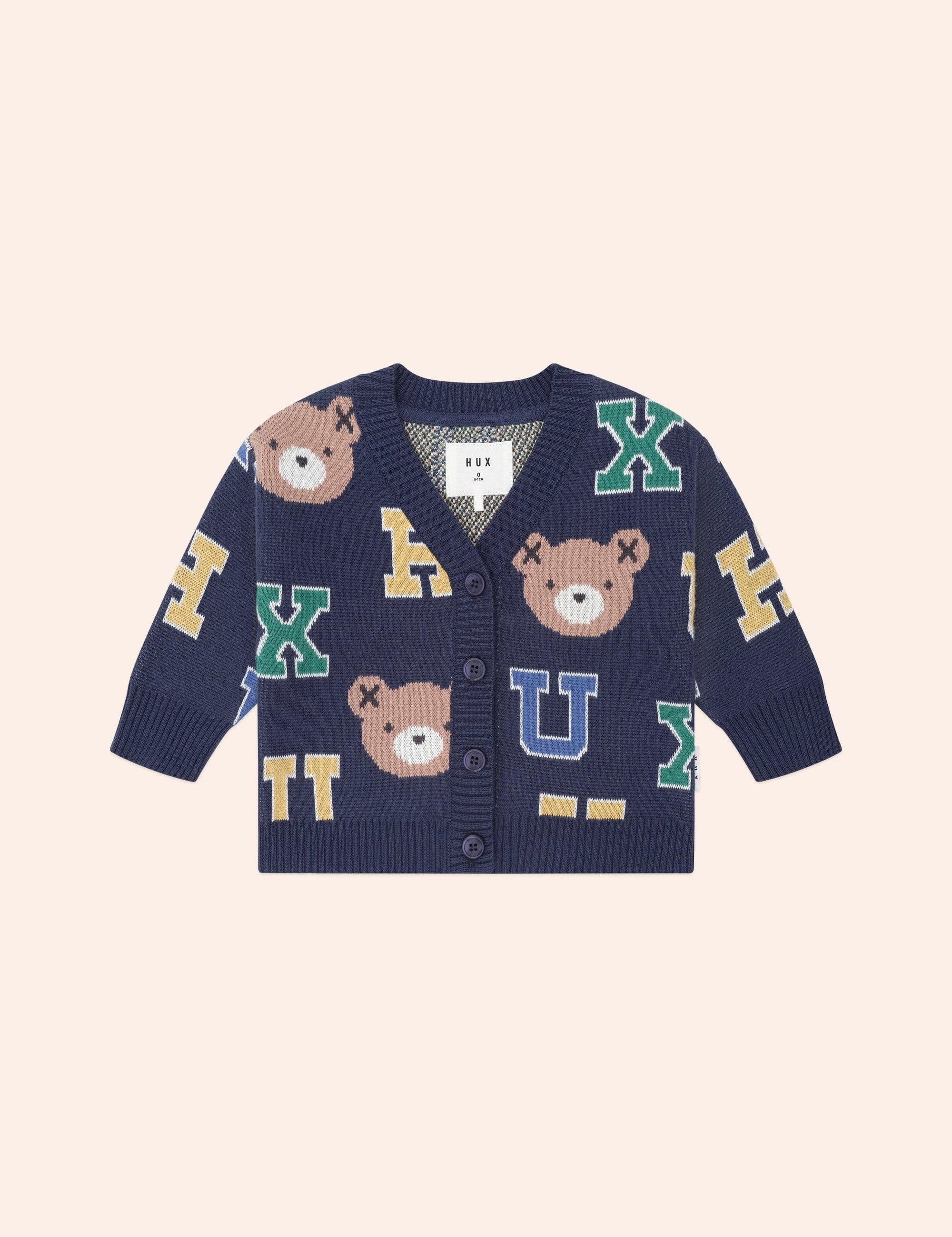 Varsity Letter Hux Cardi KNIT CARDI Huxbaby