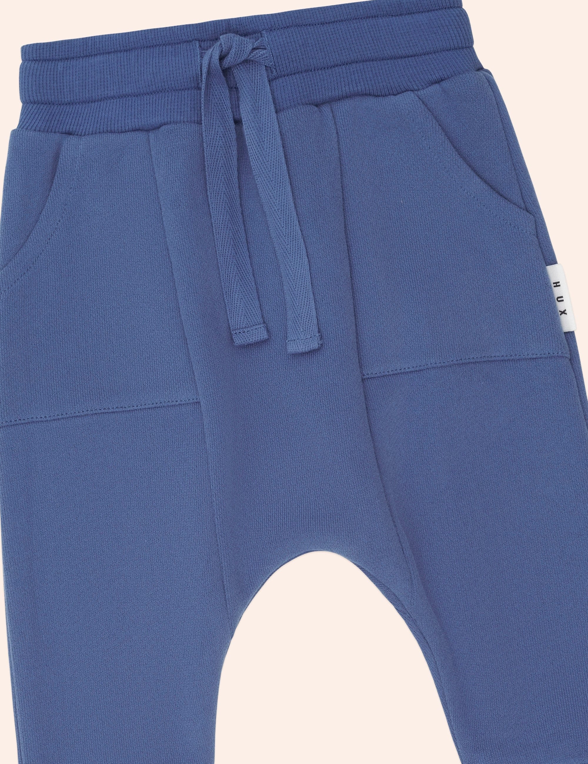 Blue Drop Crotch Trackpant PANT Huxbaby