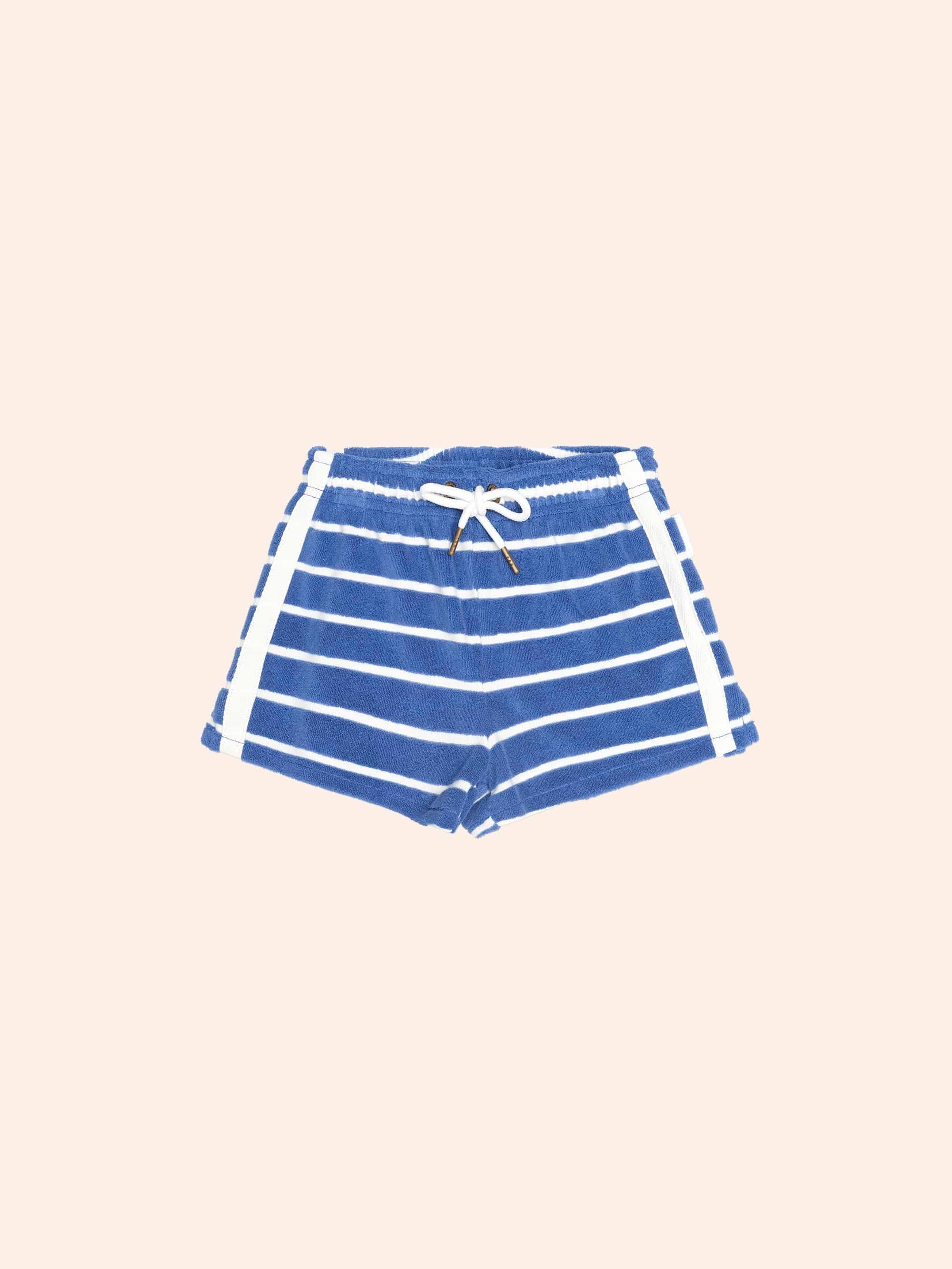 Nautical Stripe Towelling Short SHORT Huxbaby Shopify