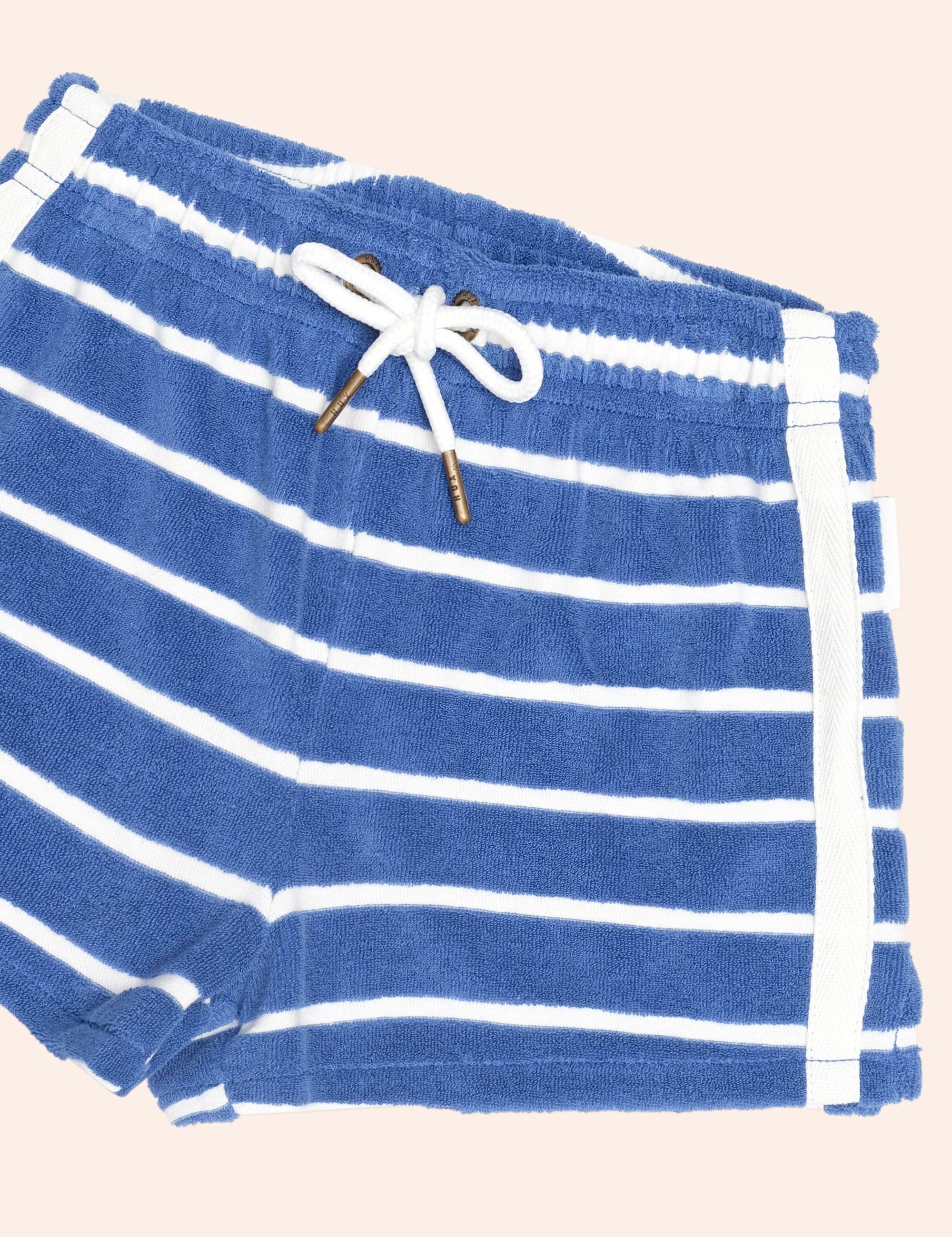 Nautical Stripe Towelling Short SHORT Huxbaby Shopify
