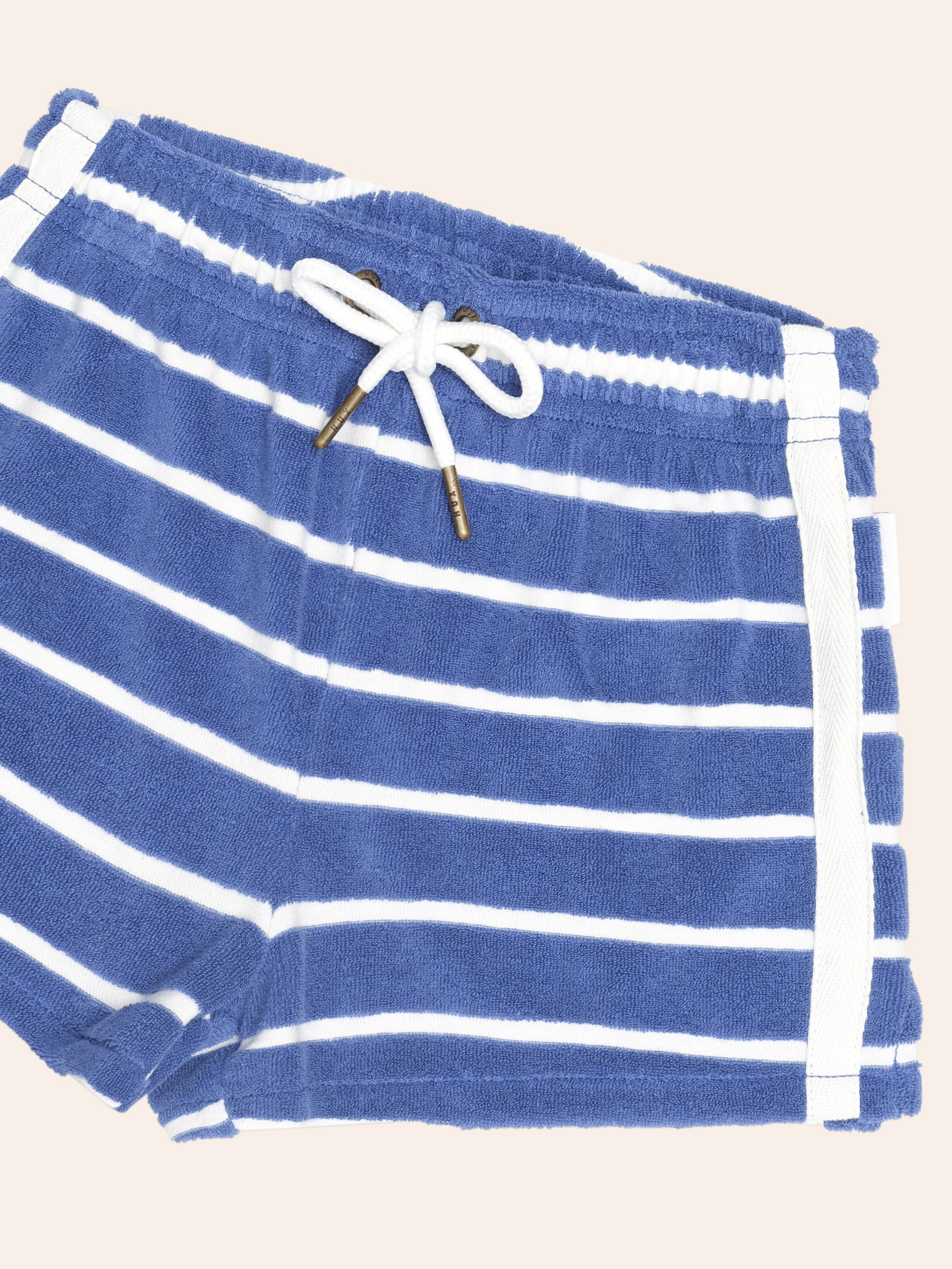 Nautical Stripe Towelling Short SHORT Huxbaby Shopify