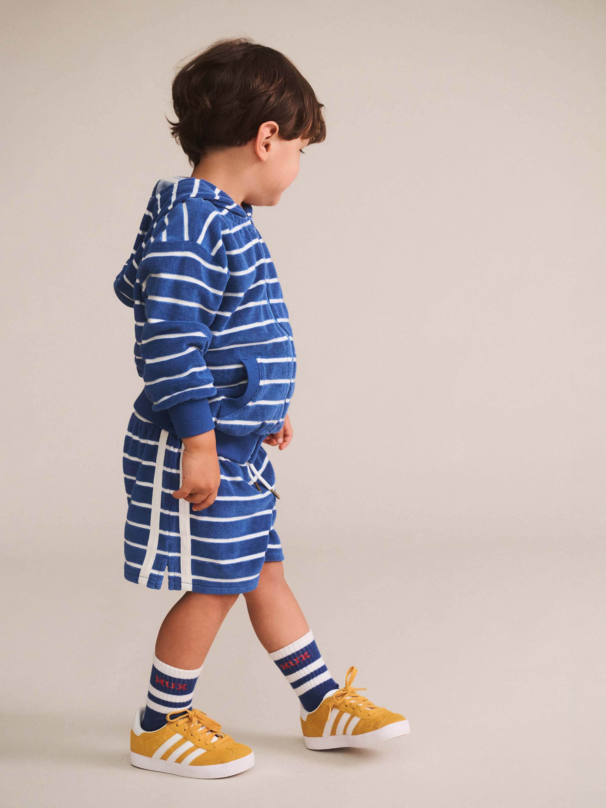Nautical Stripe Towelling Short SHORT Huxbaby Shopify