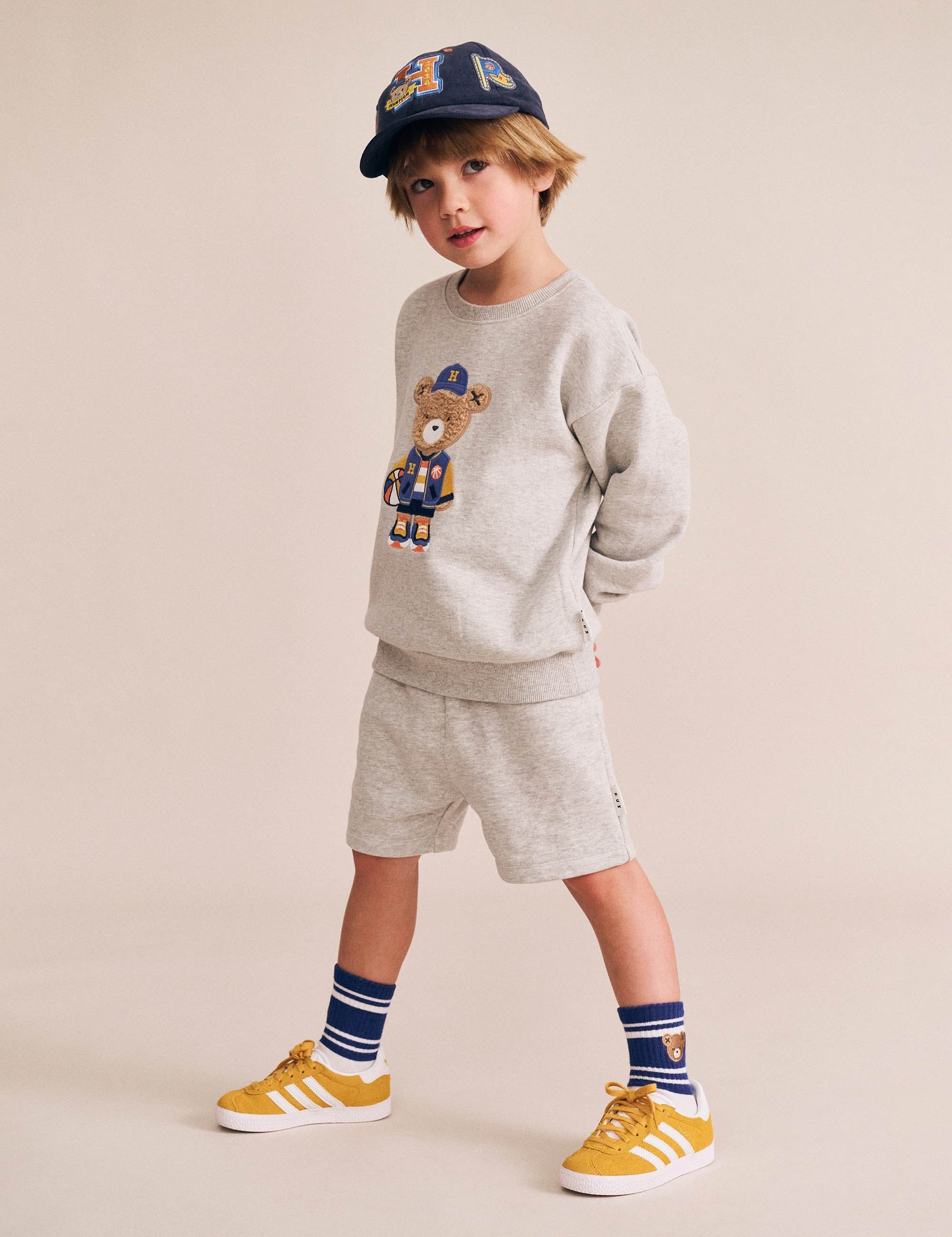 Grey Marle Short SHORT Huxbaby