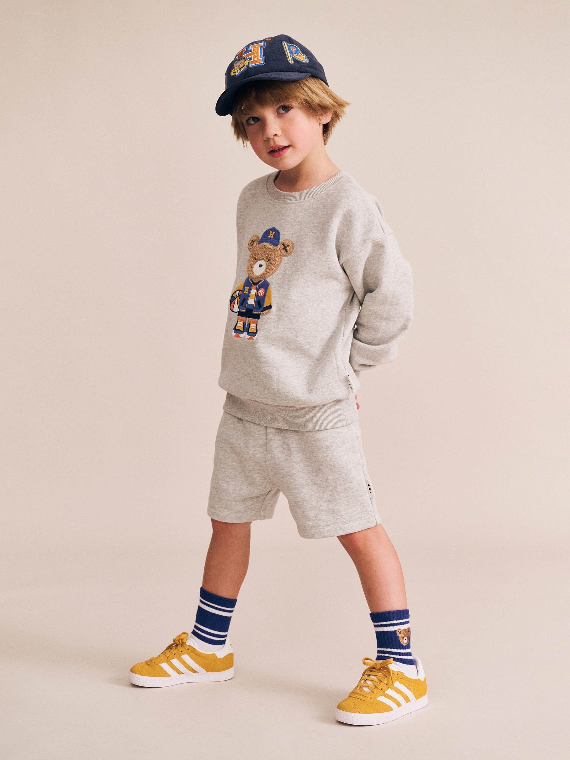 Grey Marle Short SHORT Huxbaby