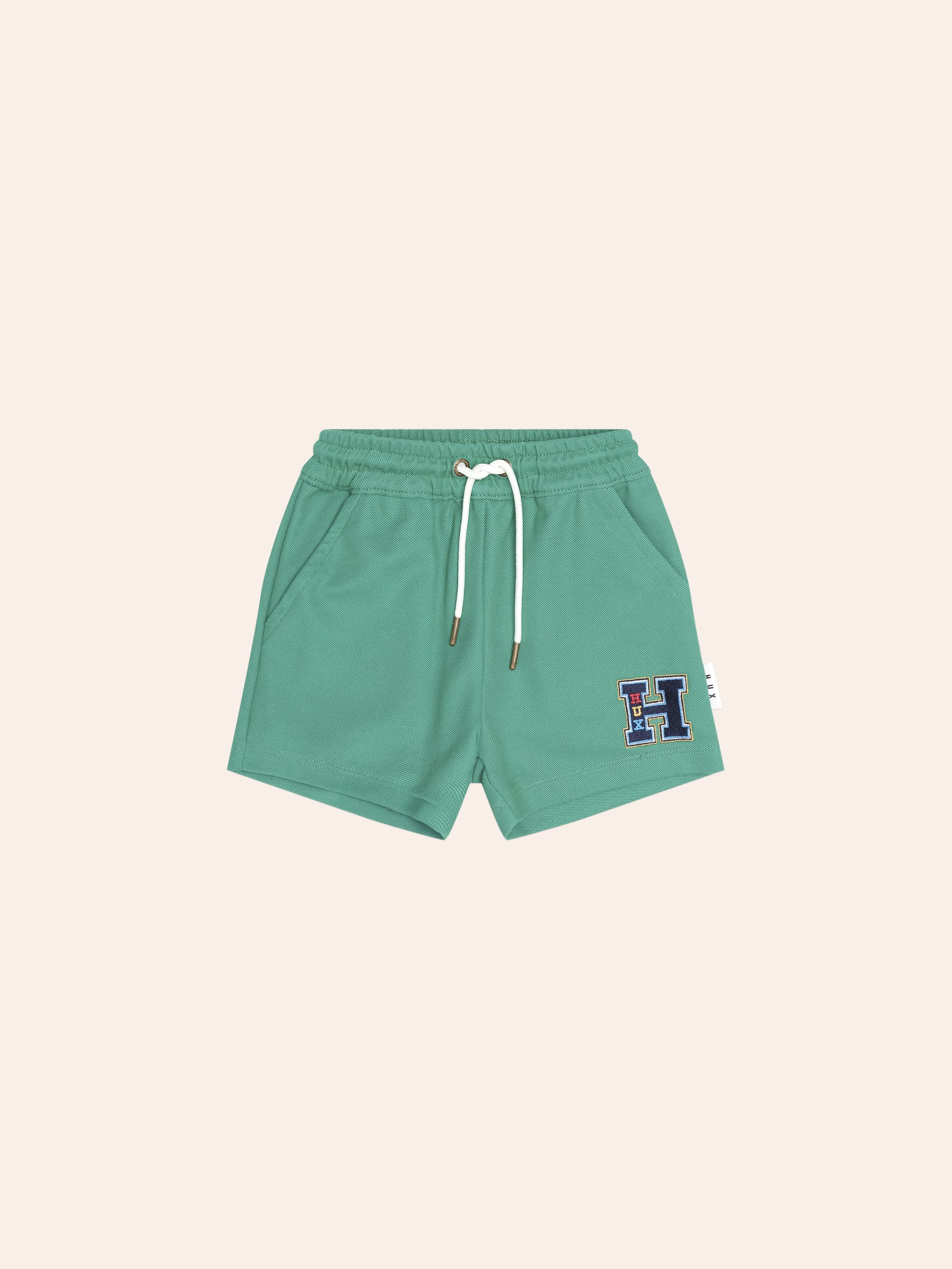 Collegiate Pique Short ONESIE Huxbaby Shopify