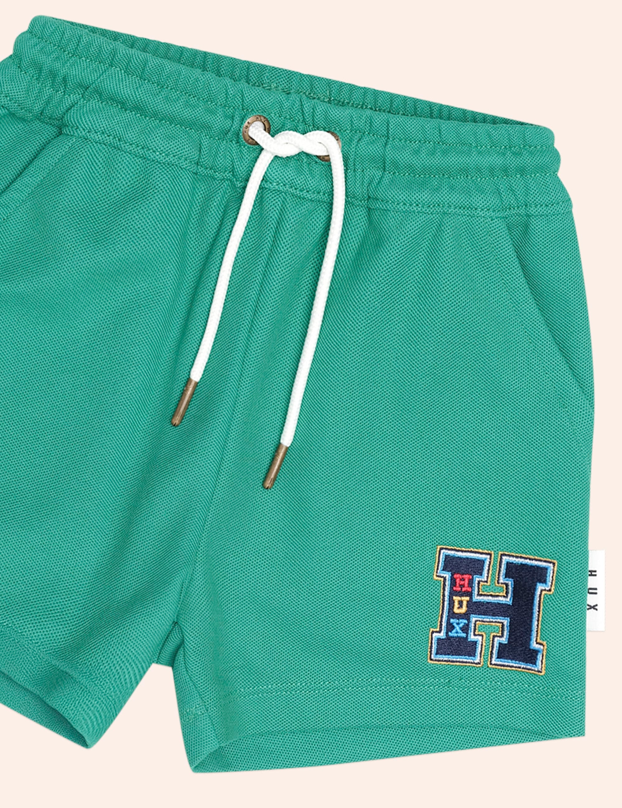 Collegiate Pique Short ONESIE Huxbaby Shopify