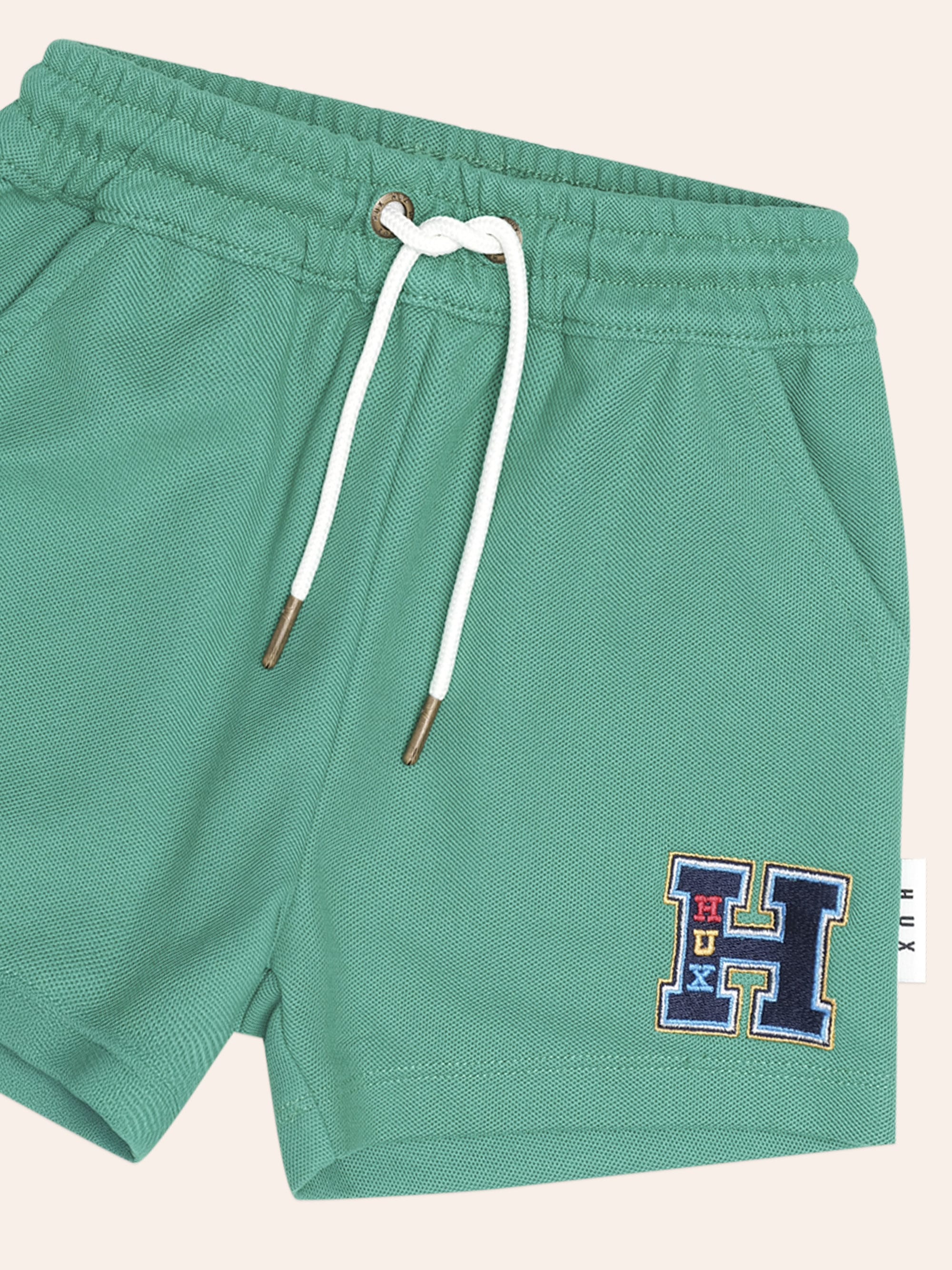 Collegiate Pique Short ONESIE Huxbaby Shopify